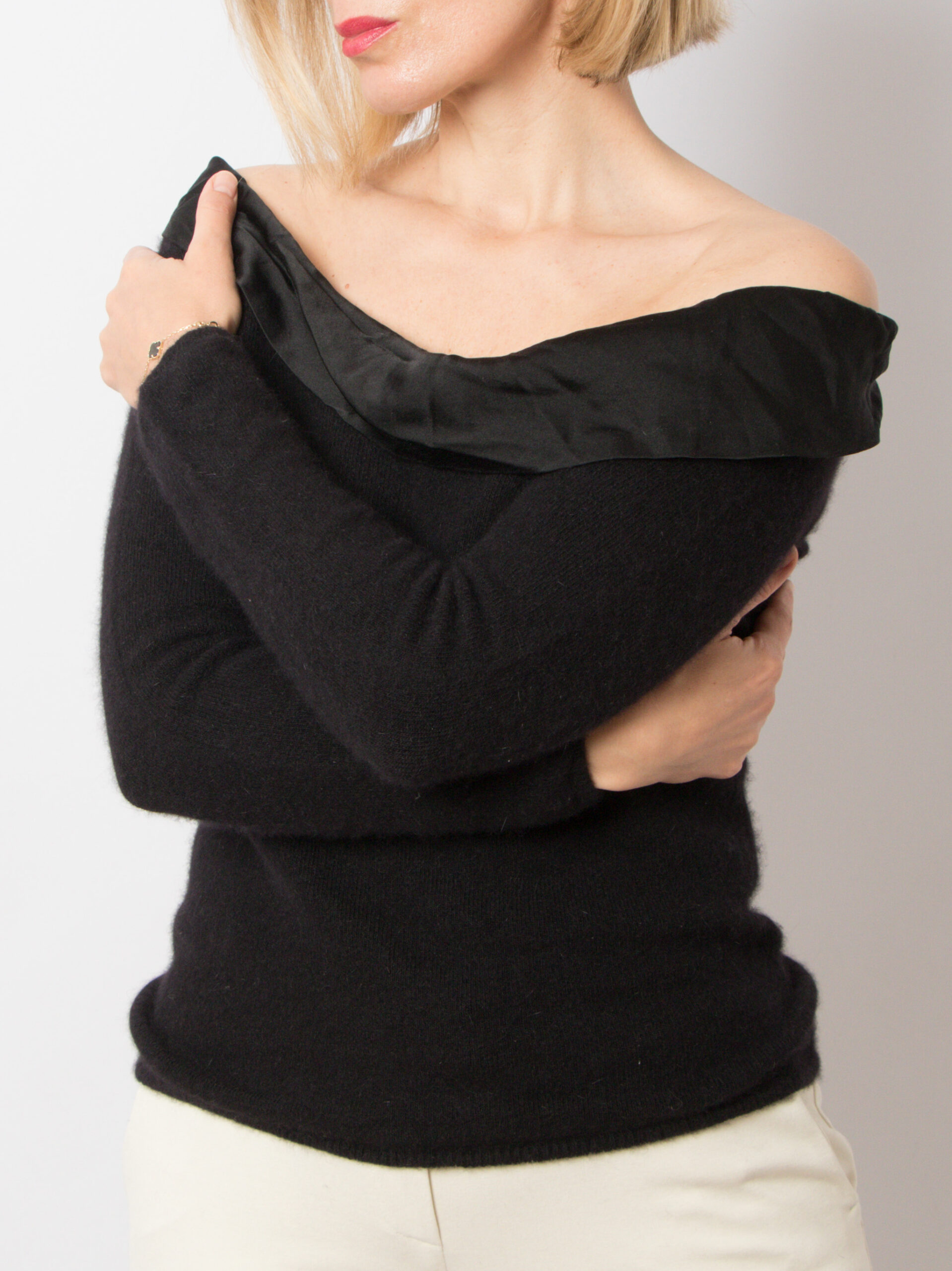 TWINSET Angora Off Shoulder Sweater TWINSET Angora Off Shoulder Sweater - Image 3