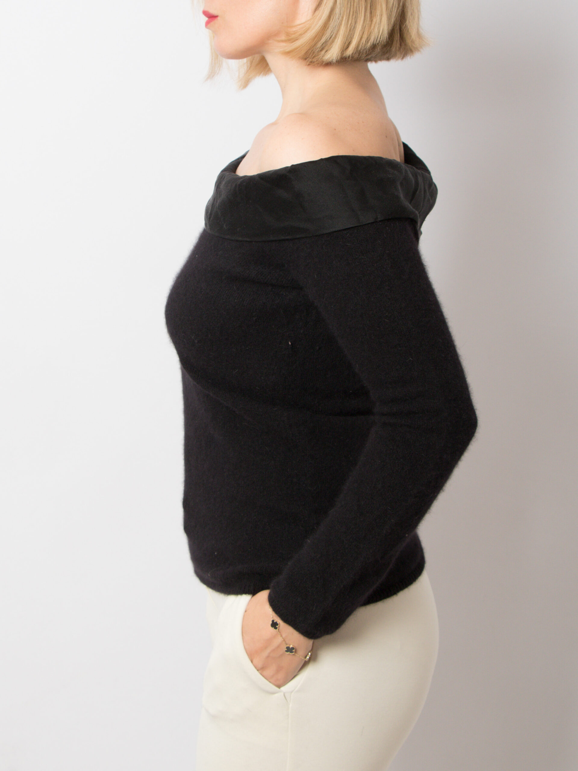 TWINSET Angora Off Shoulder Sweater TWINSET Angora Off Shoulder Sweater - Image 4