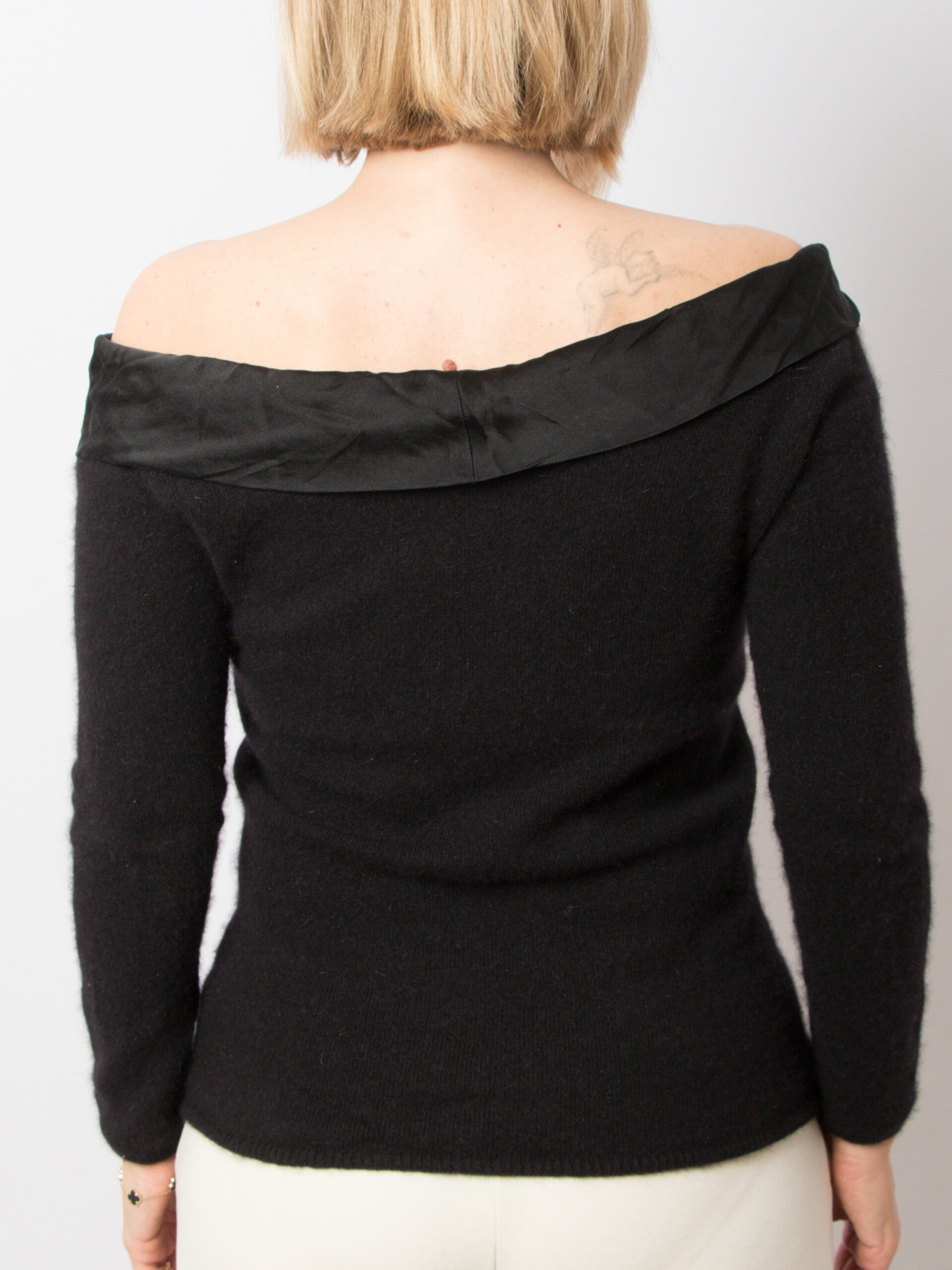 TWINSET Angora Off Shoulder Sweater TWINSET Angora Off Shoulder Sweater - Image 5