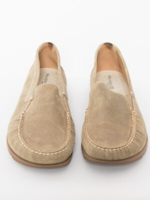 HELVESKO Brown Suede Moccasins