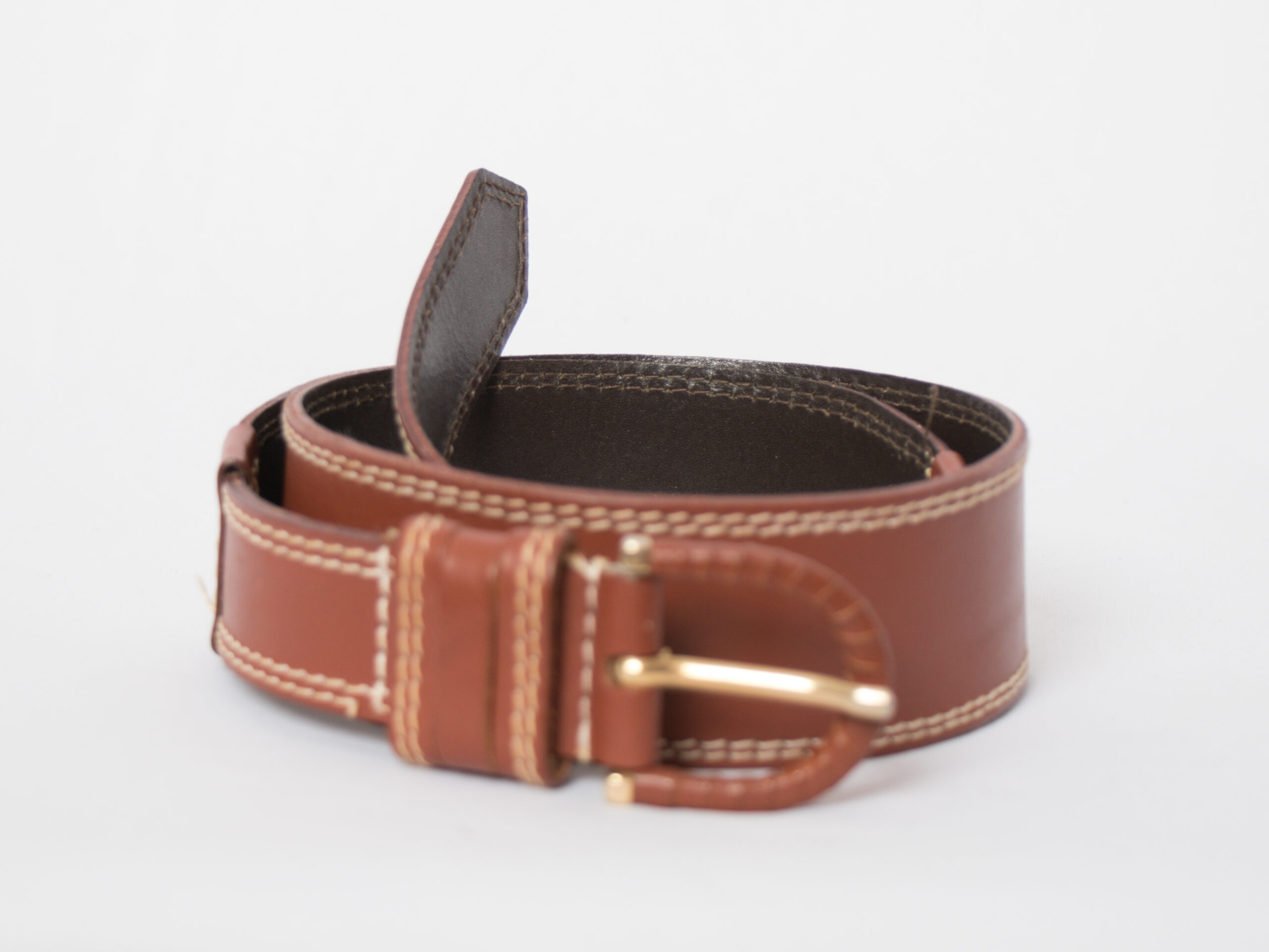 Max Mara Brown Leather Waist Belt Max Mara Brown Leather Waist Belt