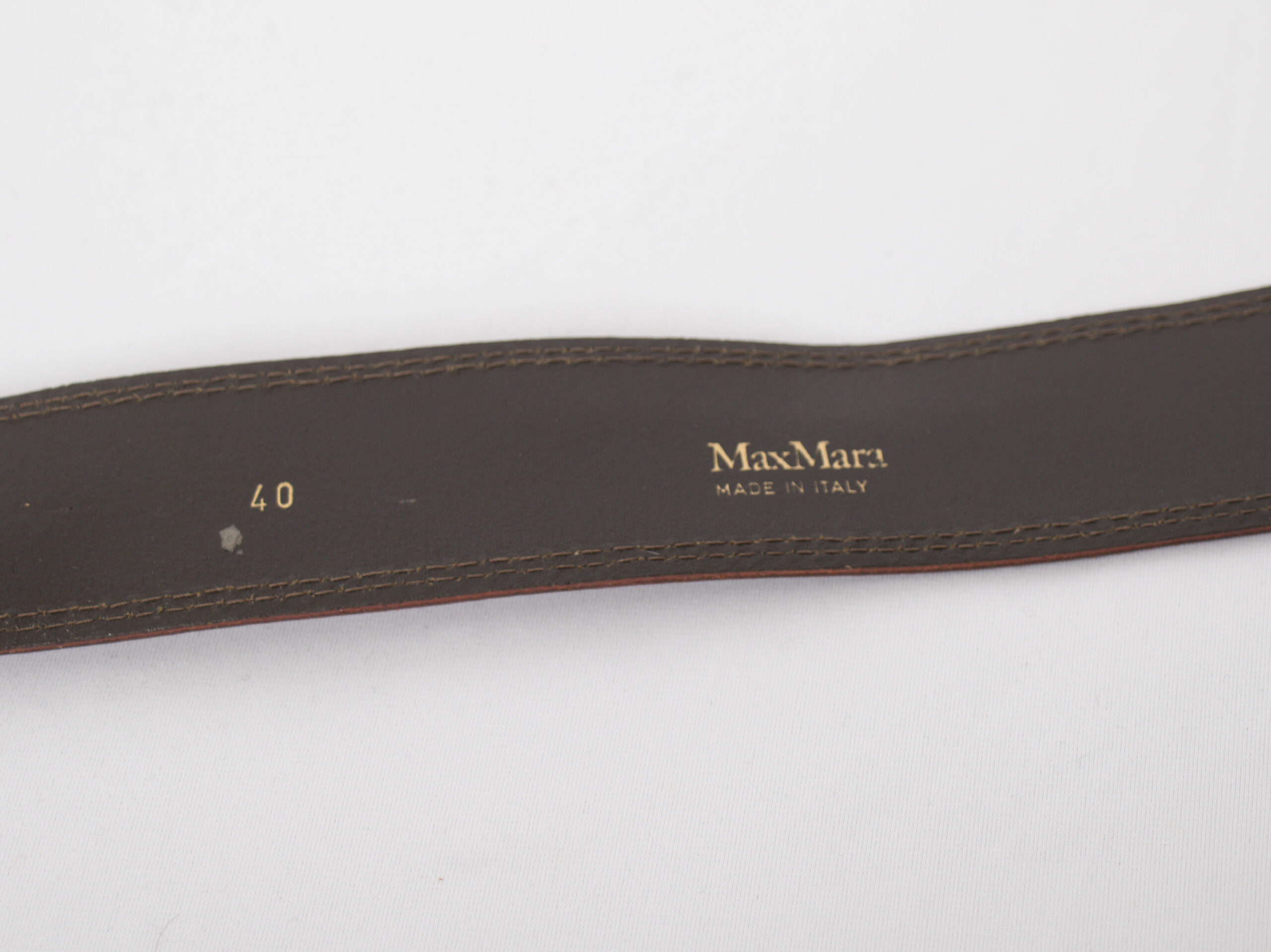Max Mara Brown Leather Waist Belt Max Mara Brown Leather Waist Belt - Image 4