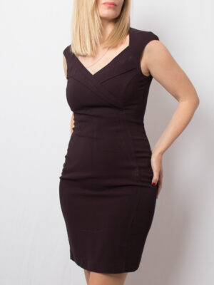 REISS Aubergine Pencil Dress