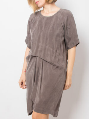 COS Overzized Shift Dress Front Pleats