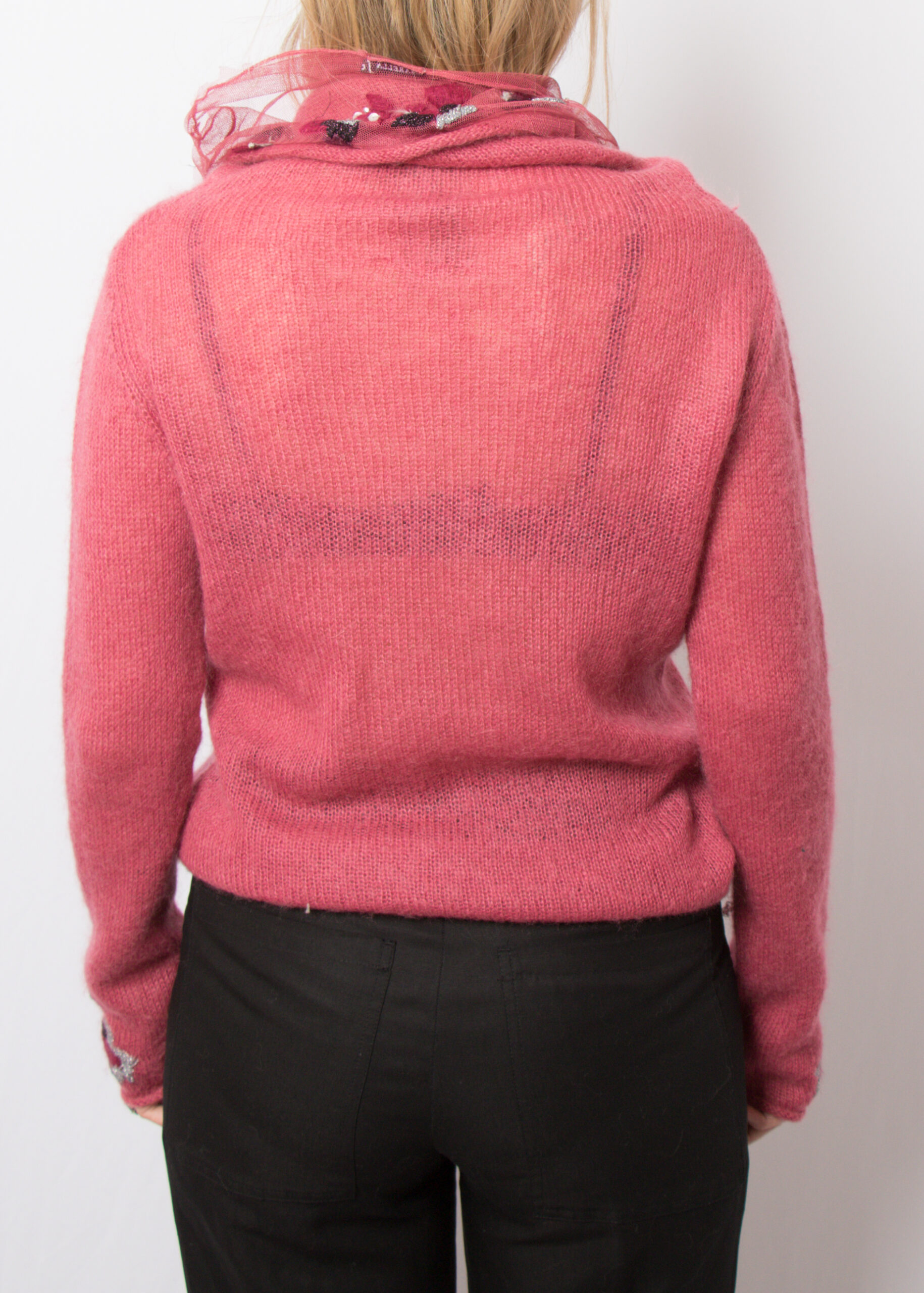 Marella Sheer Fuzzy Mohair Sweater Marella Sheer Fuzzy Mohair Sweater - Image 6