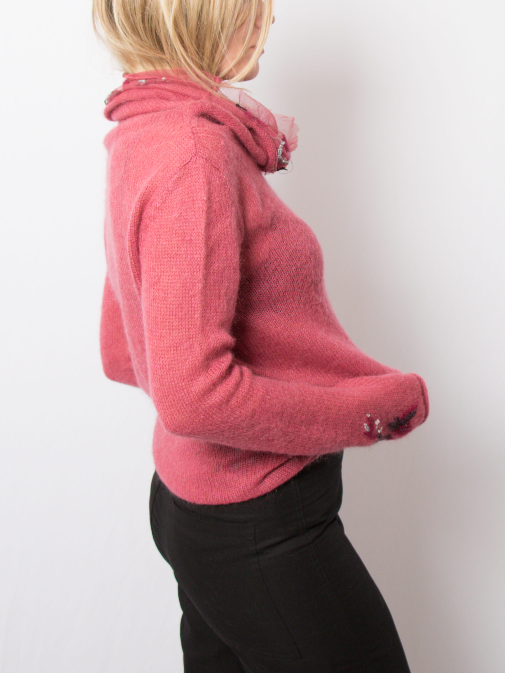 Marella Sheer Fuzzy Mohair Sweater Marella Sheer Fuzzy Mohair Sweater - Image 7