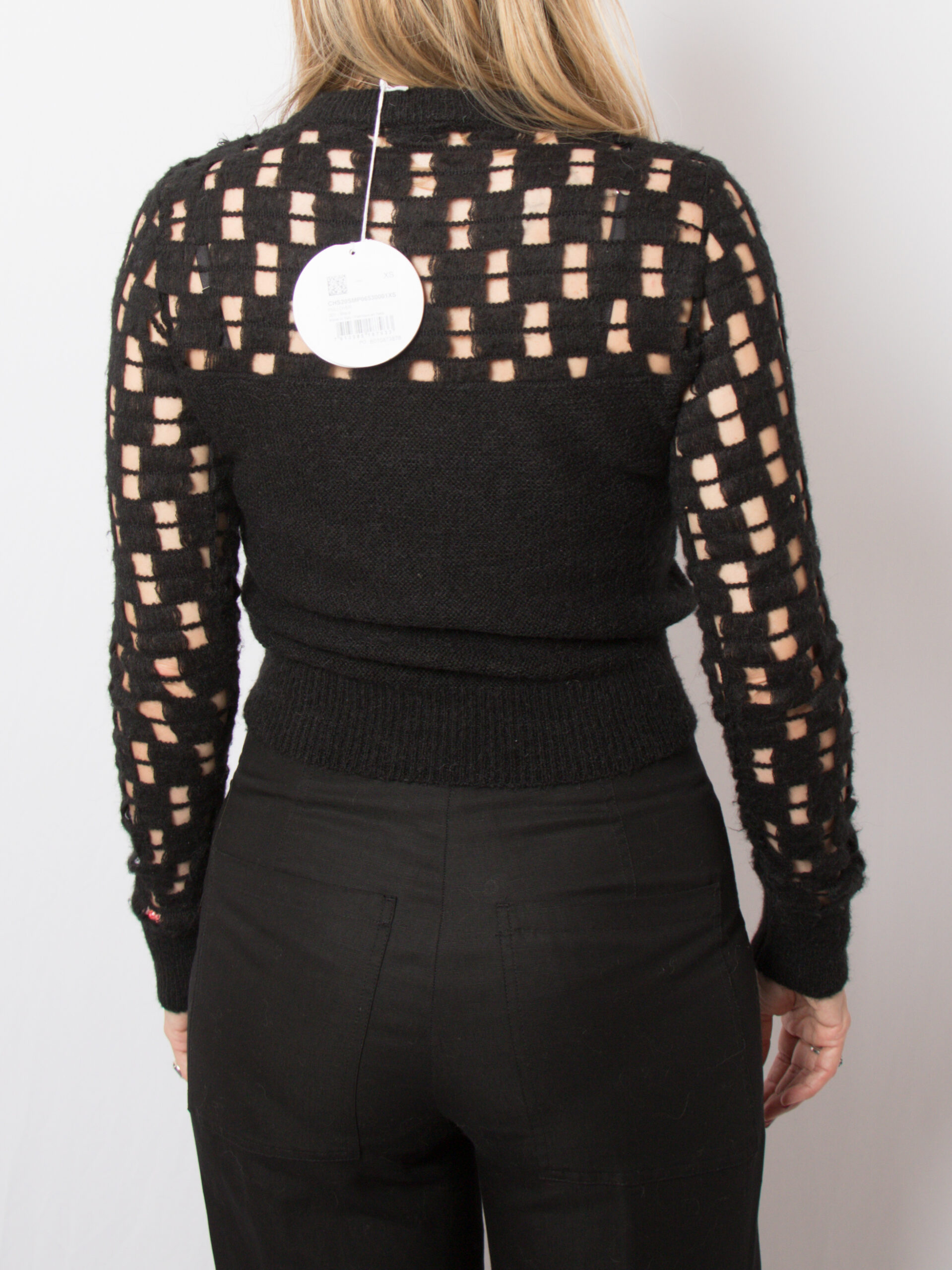 See by Chloé Black Cutout Sweater See by Chloé Black Cutout Sweater - Image 5