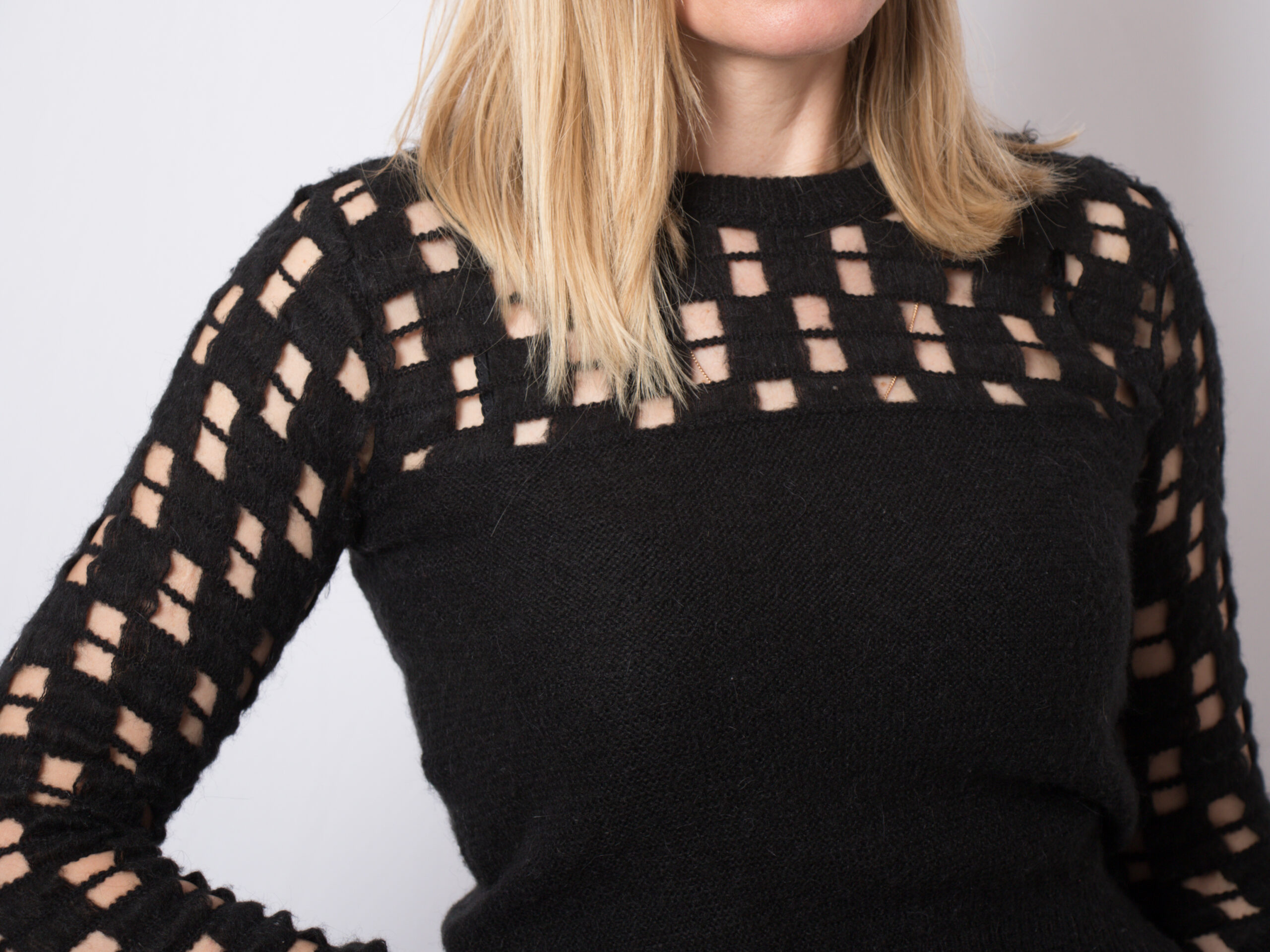 See by Chloé Black Cutout Sweater See by Chloé Black Cutout Sweater - Image 7
