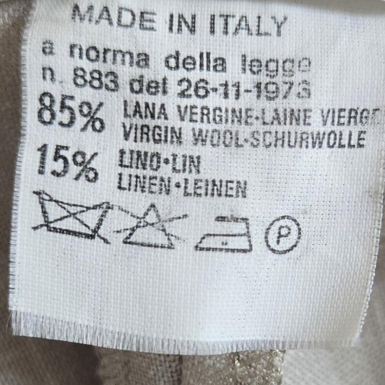 Vintage Wool Linen Trousers Vintage Wool Linen Trousers - Image 5