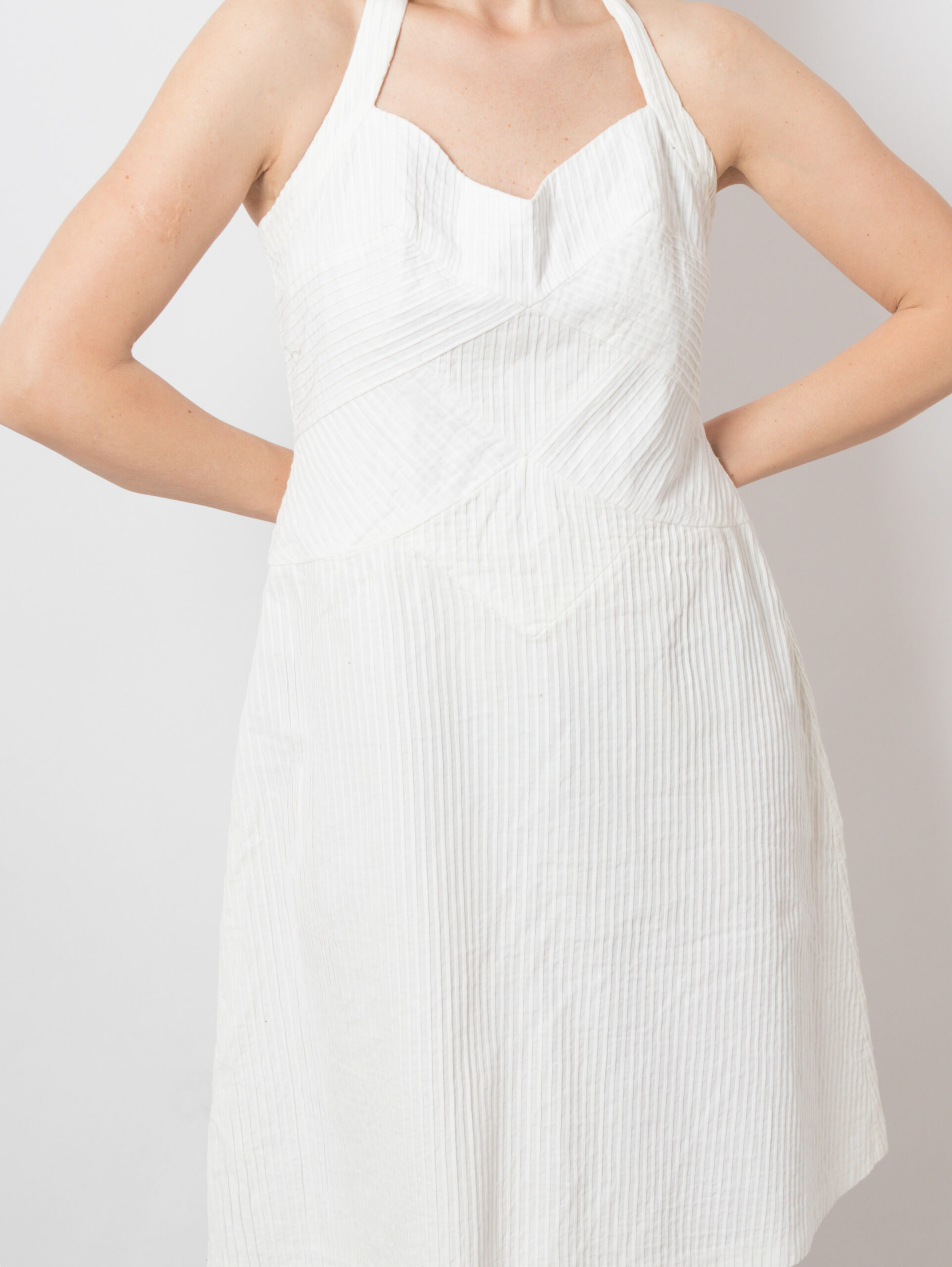 DONNA RICCO New York White Halter Dress DONNA RICCO New York White Halter Dress - Image 2