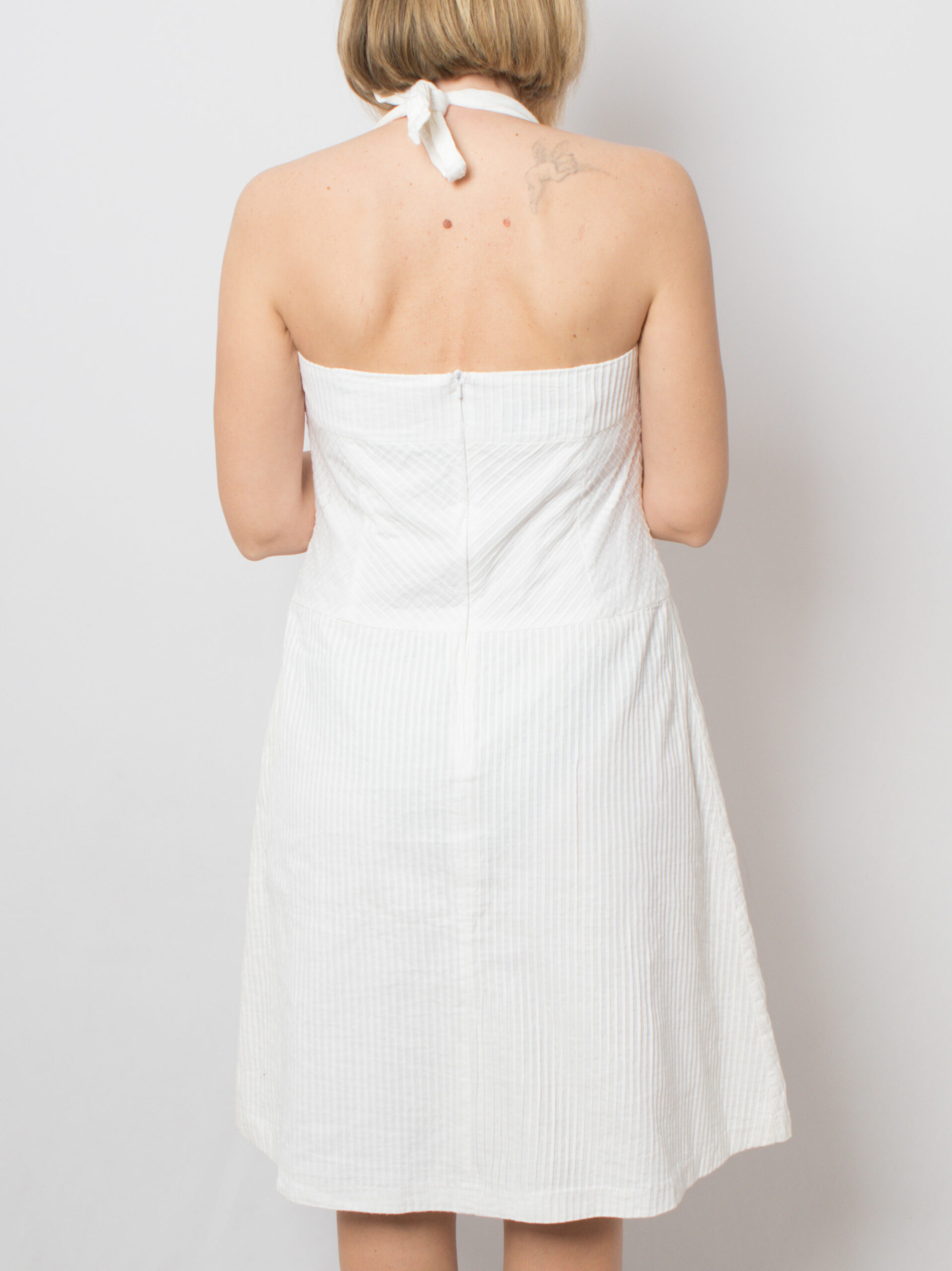 DONNA RICCO New York White Halter Dress DONNA RICCO New York White Halter Dress - Image 3