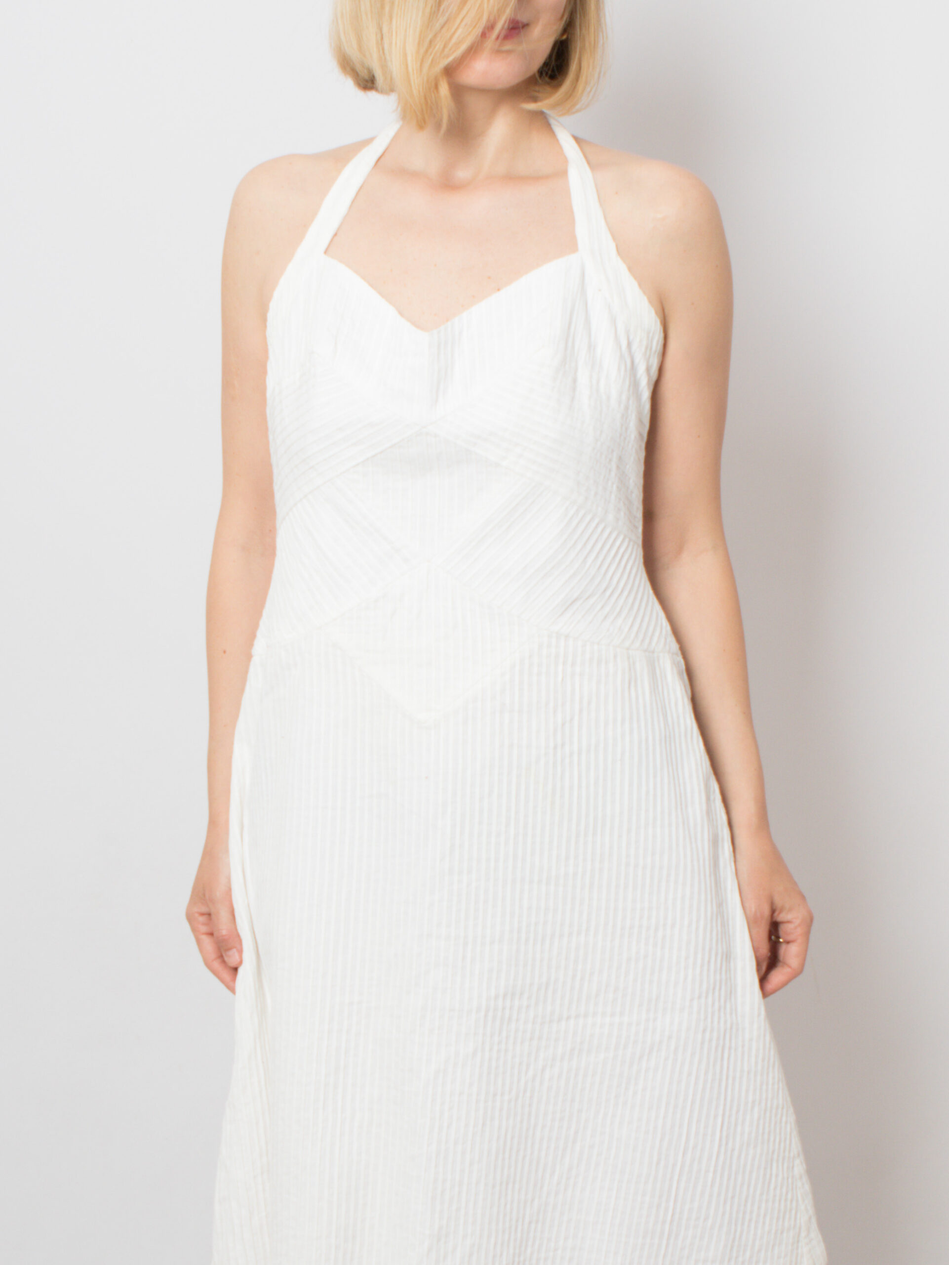 DONNA RICCO New York White Halter Dress DONNA RICCO New York White Halter Dress - Image 5