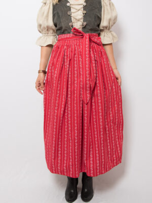 Vintage Dirndl Waist Apron Maxi