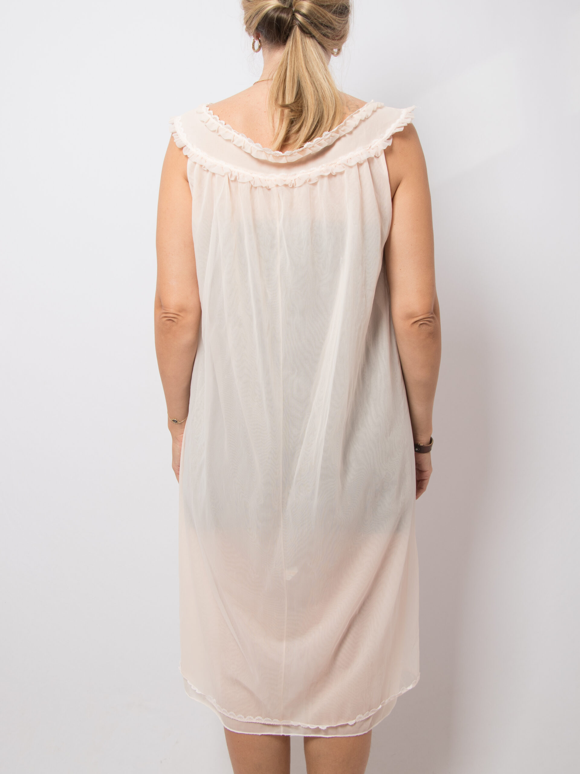 Vintage Pale Sheer Negligee Vintage Pale Sheer Negligee - Image 2