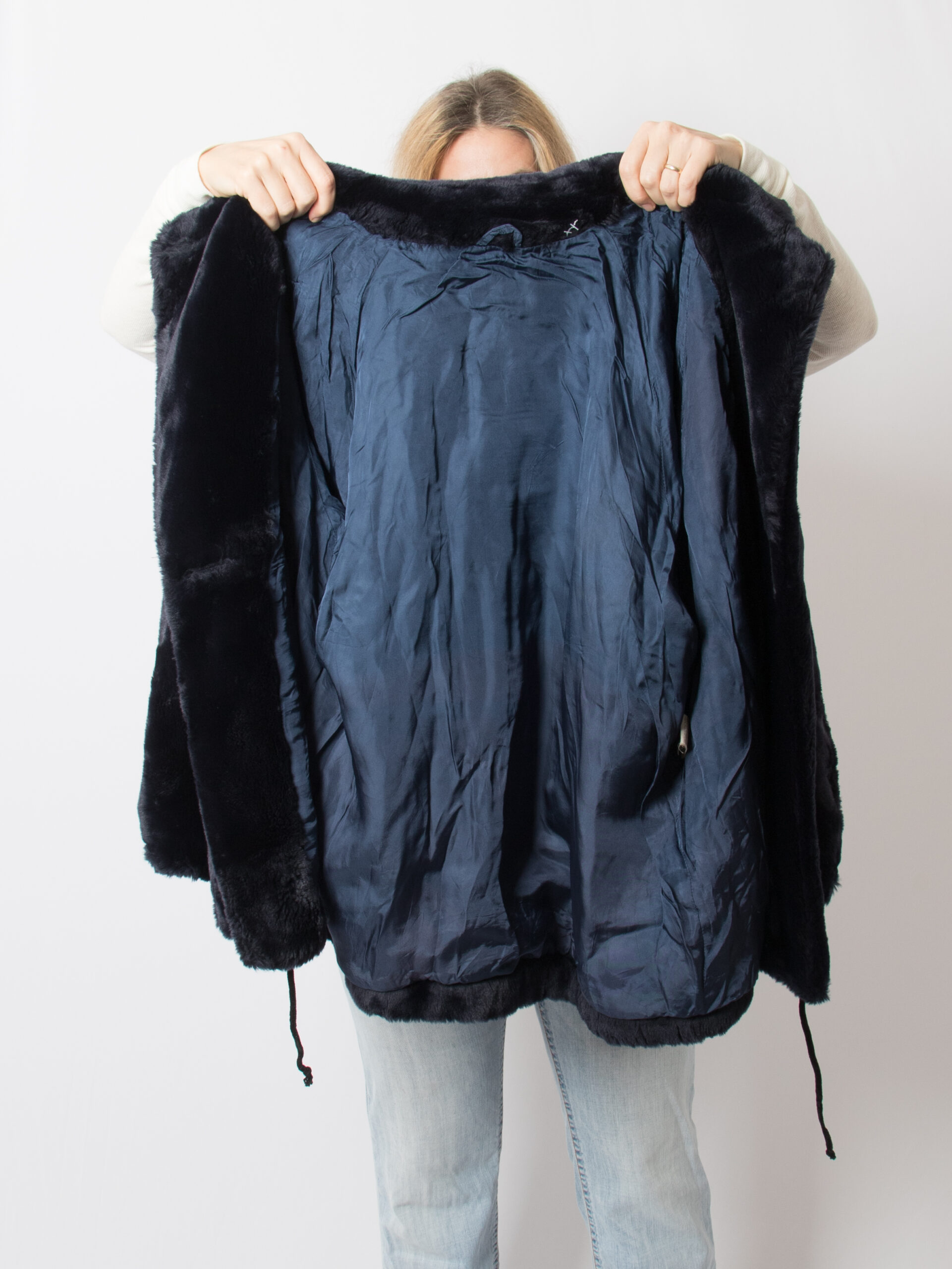 Vintage Hooded Faux Fur Coat Vintage Hooded Faux Fur Coat - Image 7