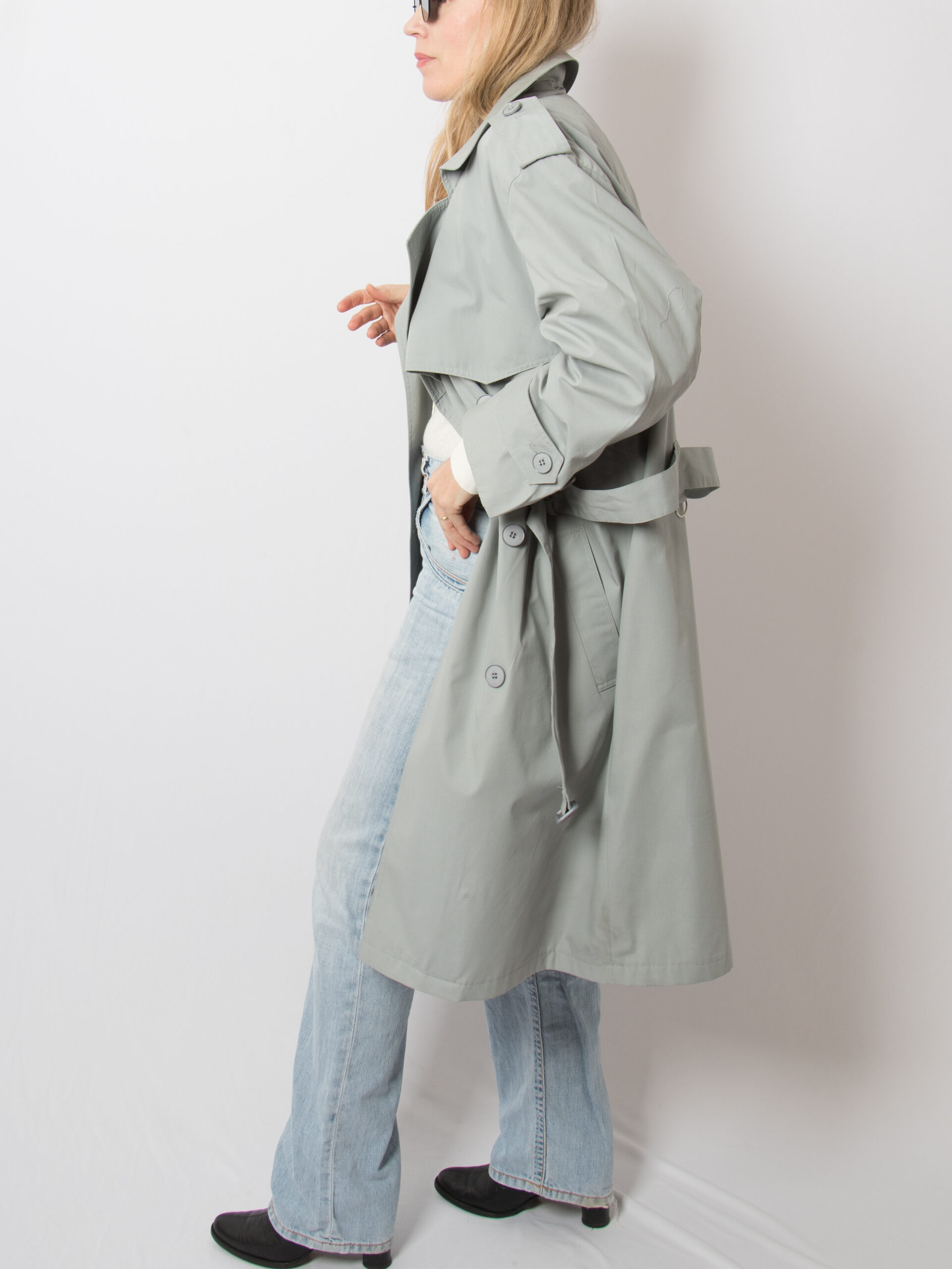 90s Trench Coat with Removable Lining UNISEX 90s Trench Coat with Removable Lining UNISEX - Image 3
