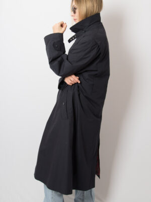 Vintage Navy Oversized Trench Coat