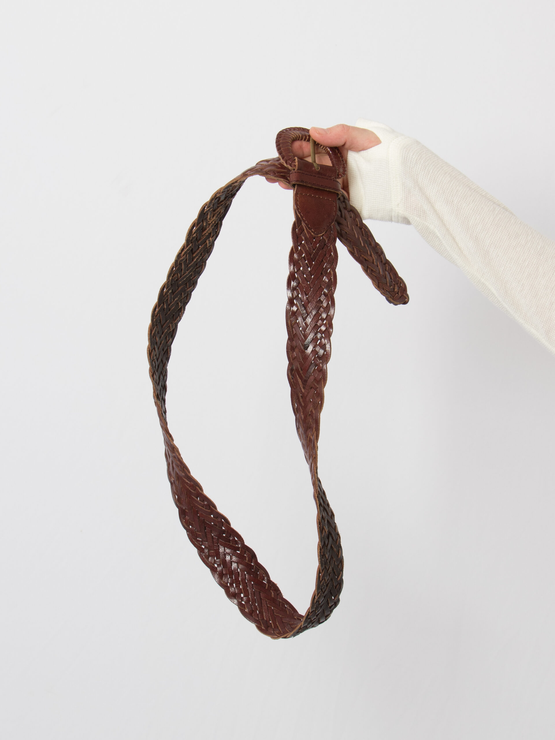 Vintage Braided Leather Belt Vintage Braided Leather Belt - Image 2