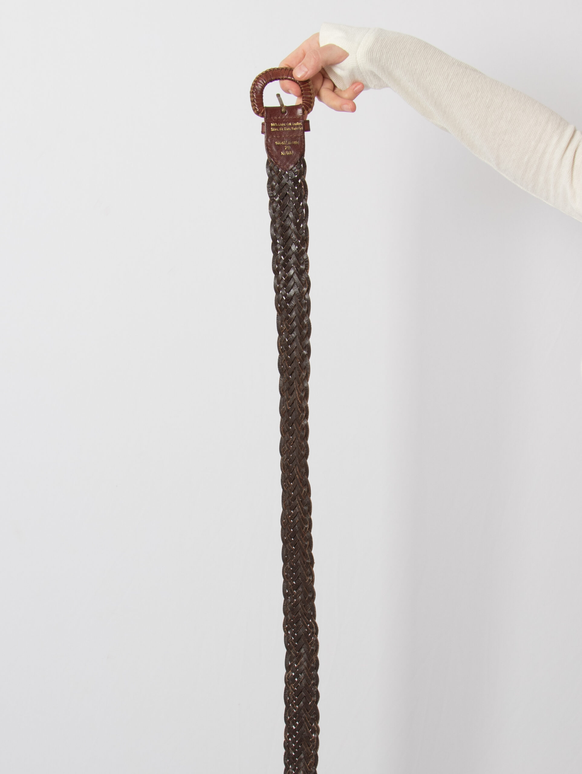 Vintage Braided Leather Belt Vintage Braided Leather Belt - Image 3