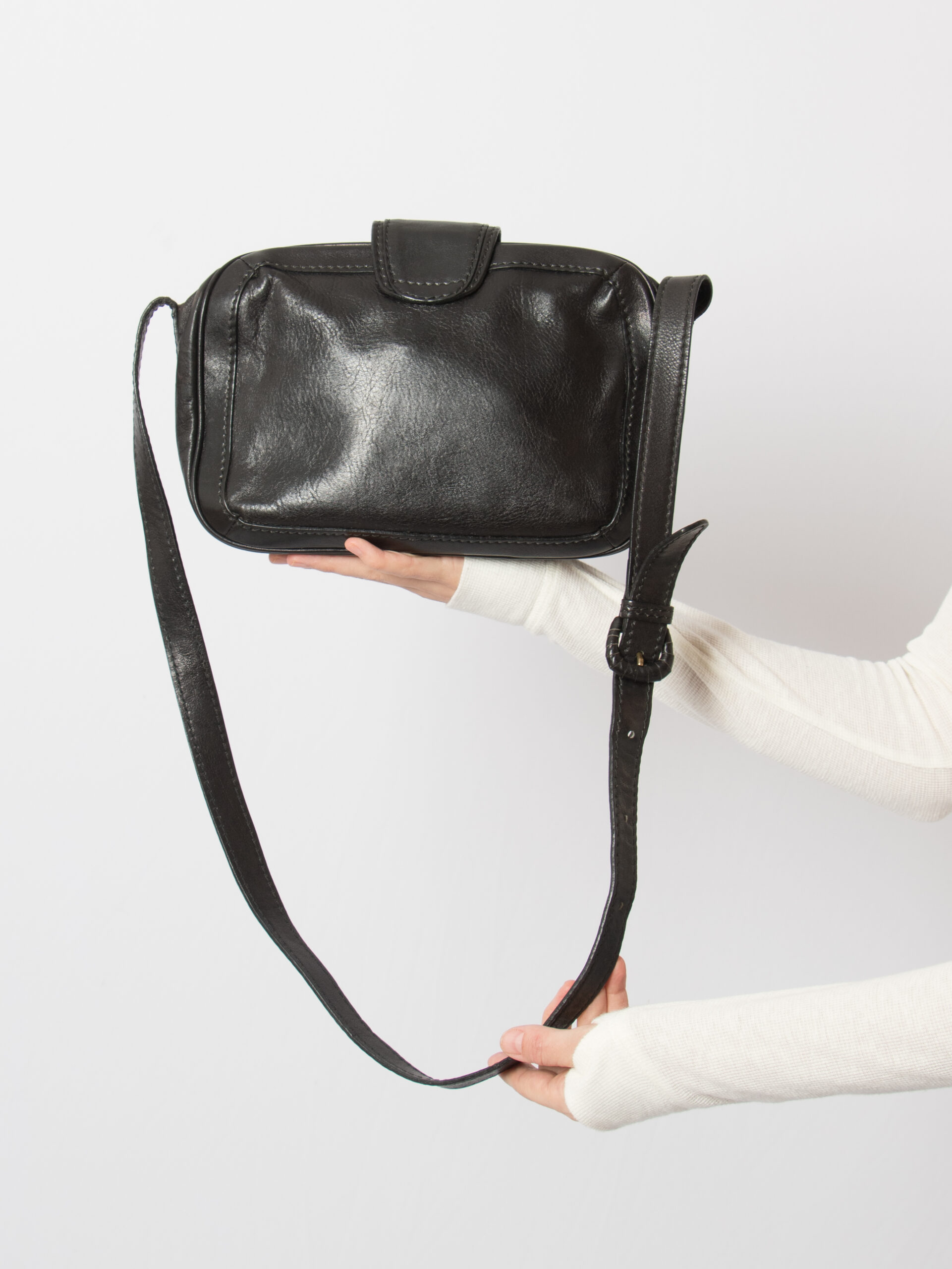 Vintage The Bridge Leather Crossbody Bag Vintage The Bridge Leather Crossbody Bag - Image 3