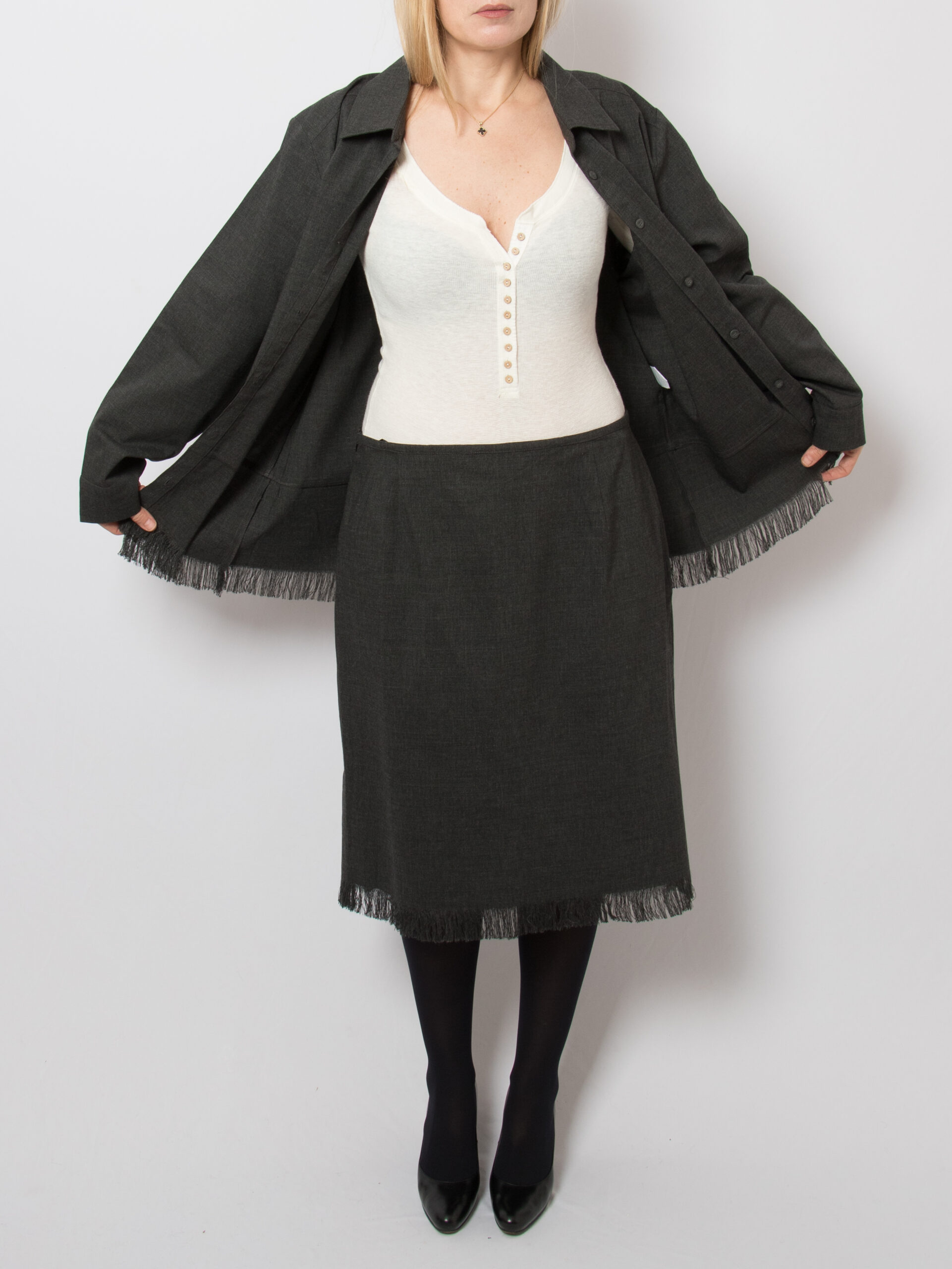 Christian Sijnen Fringed Skirt Set Christian Sijnen Fringed Skirt Set - Image 2