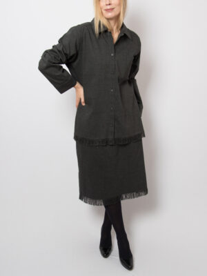 Christian Sijnen Fringed Skirt Set