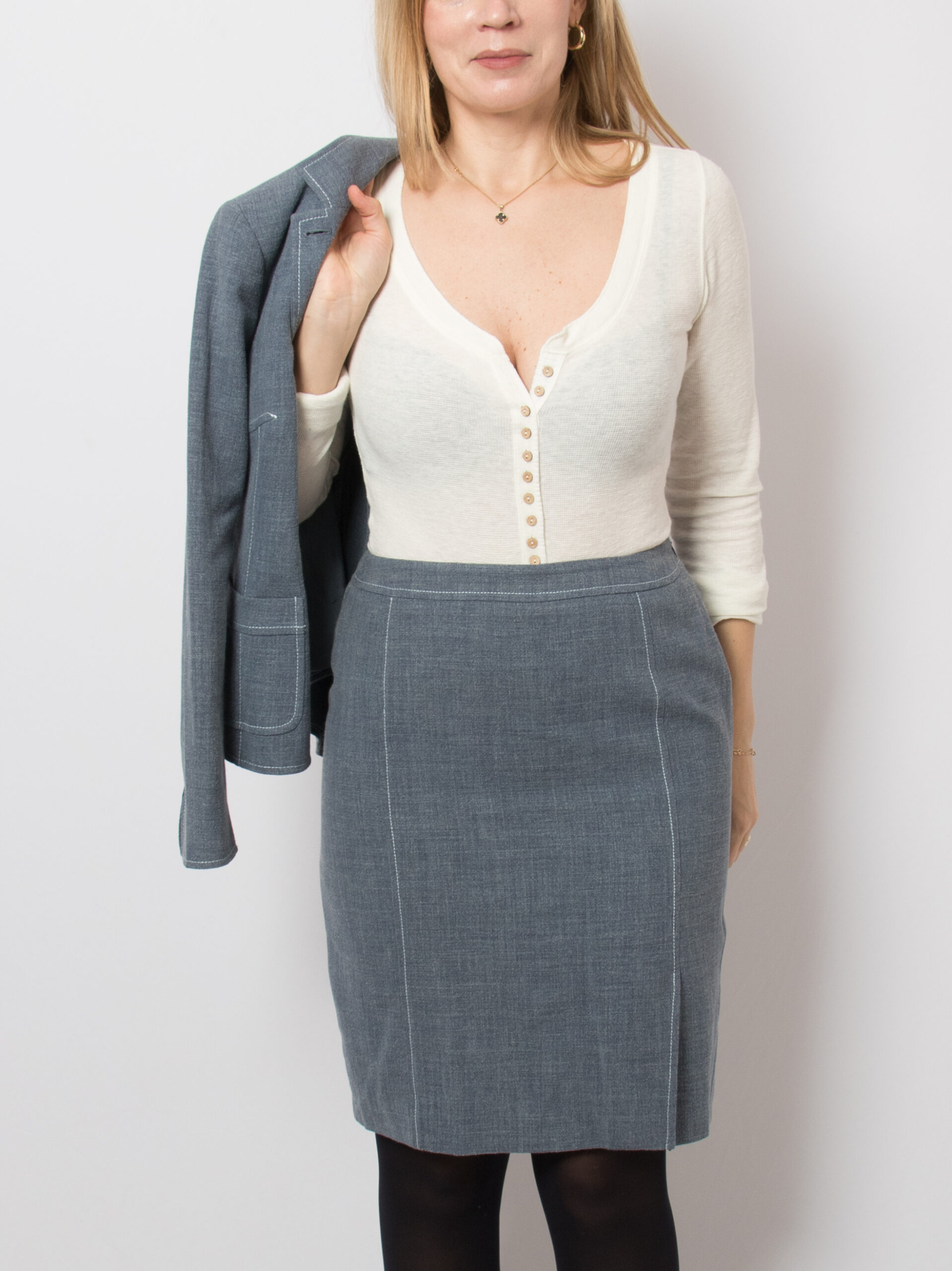 MAX&Co. Skirt Suit Wool Linen blend MAX&Co. Skirt Suit Wool Linen blend - Image 2