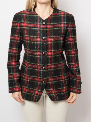 HERITAGE Vintage Tartan Bouclé Blazer