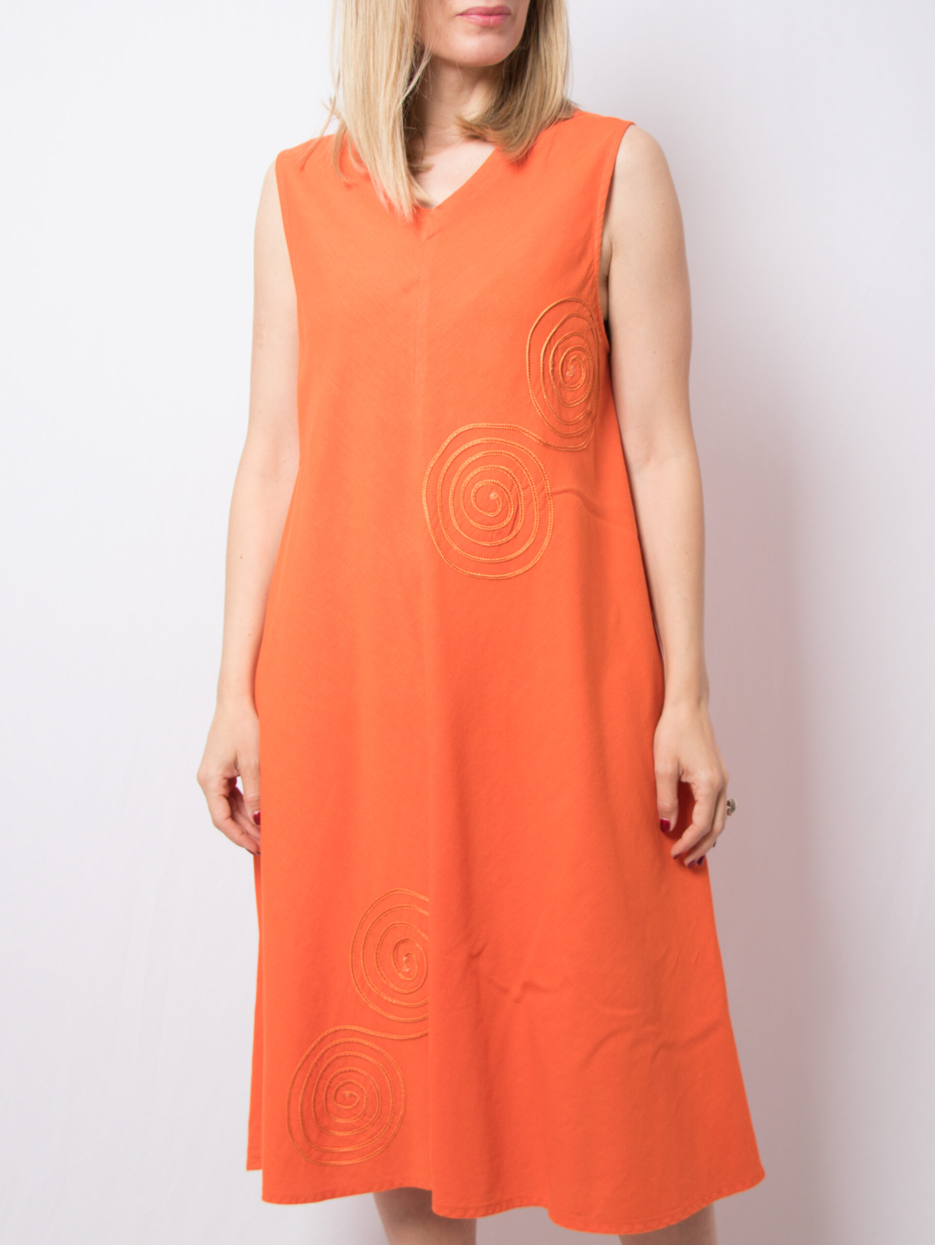 Vintage Cotton Sundress Midi Vintage Cotton Sundress Midi - Image 2