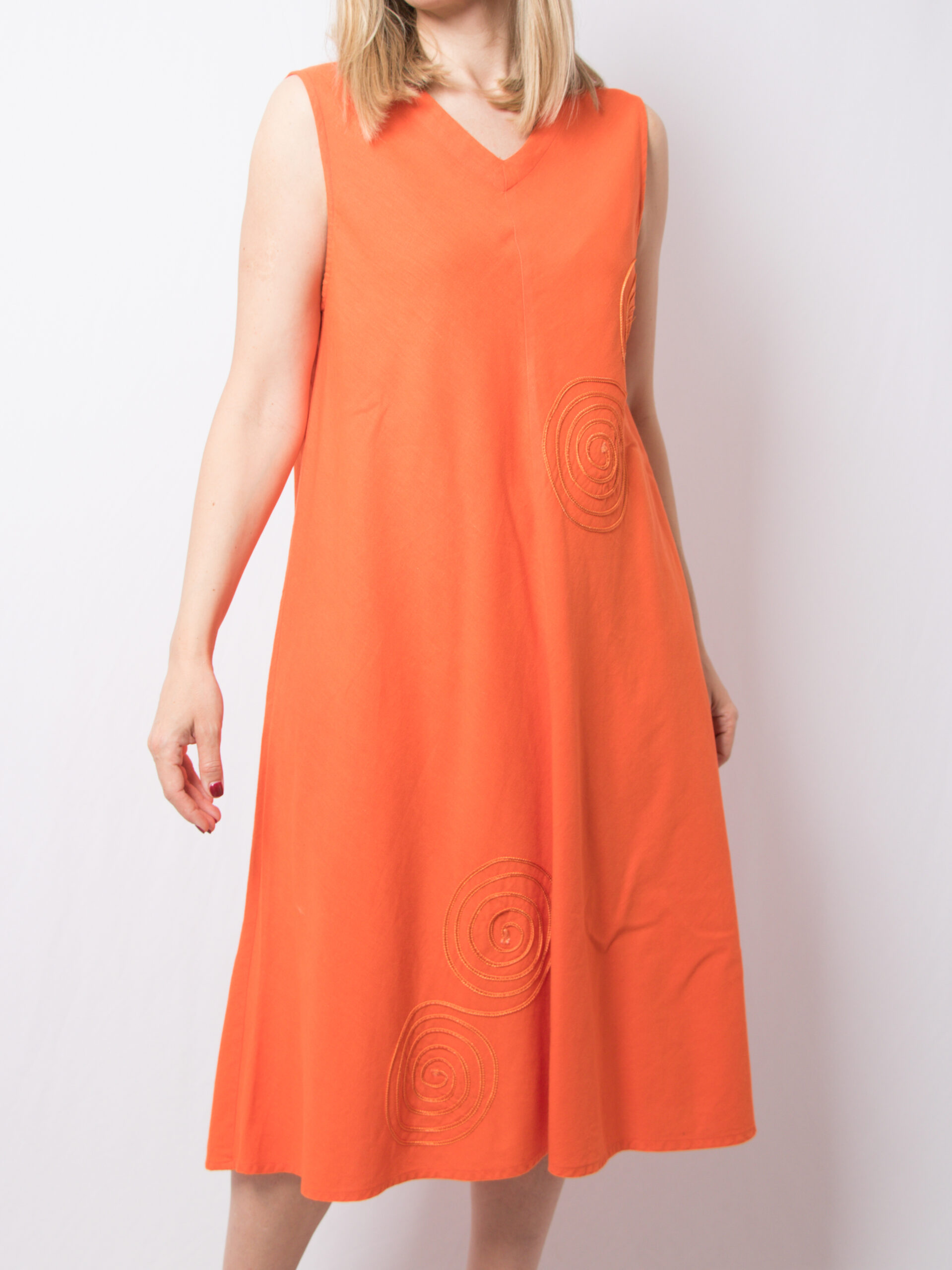 Vintage Cotton Sundress Midi Vintage Cotton Sundress Midi - Image 3