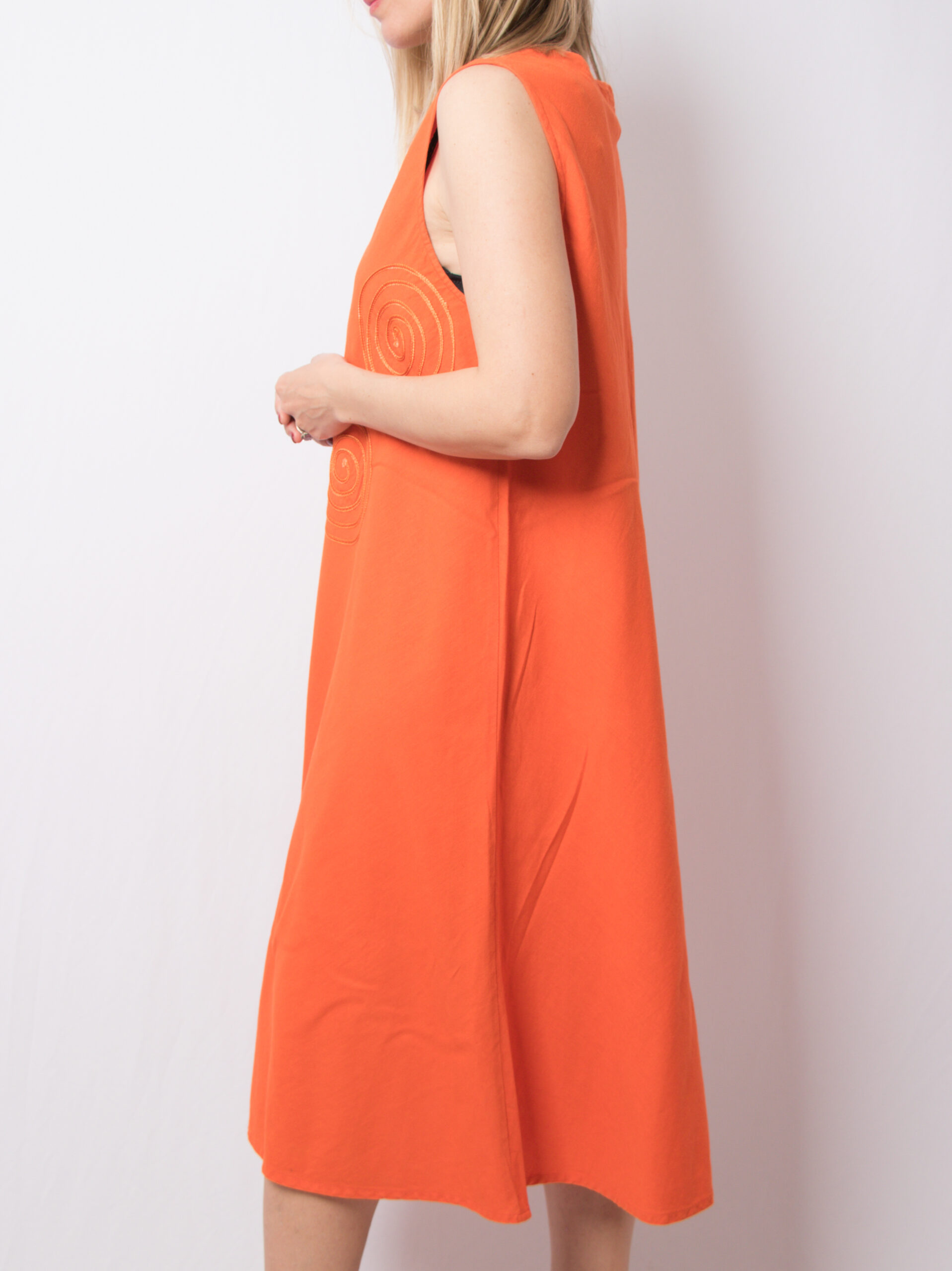 Vintage Cotton Sundress Midi Vintage Cotton Sundress Midi - Image 4