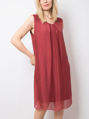 Vintage Italian Silk Sheath Dress