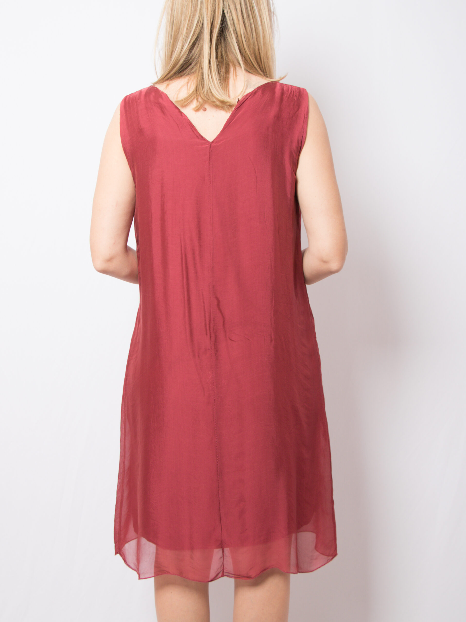 Vintage Italian Silk Sheath Dress Vintage Italian Silk Sheath Dress - Image 3