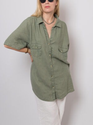 ULLA POPKEN Sage Linen Shirt