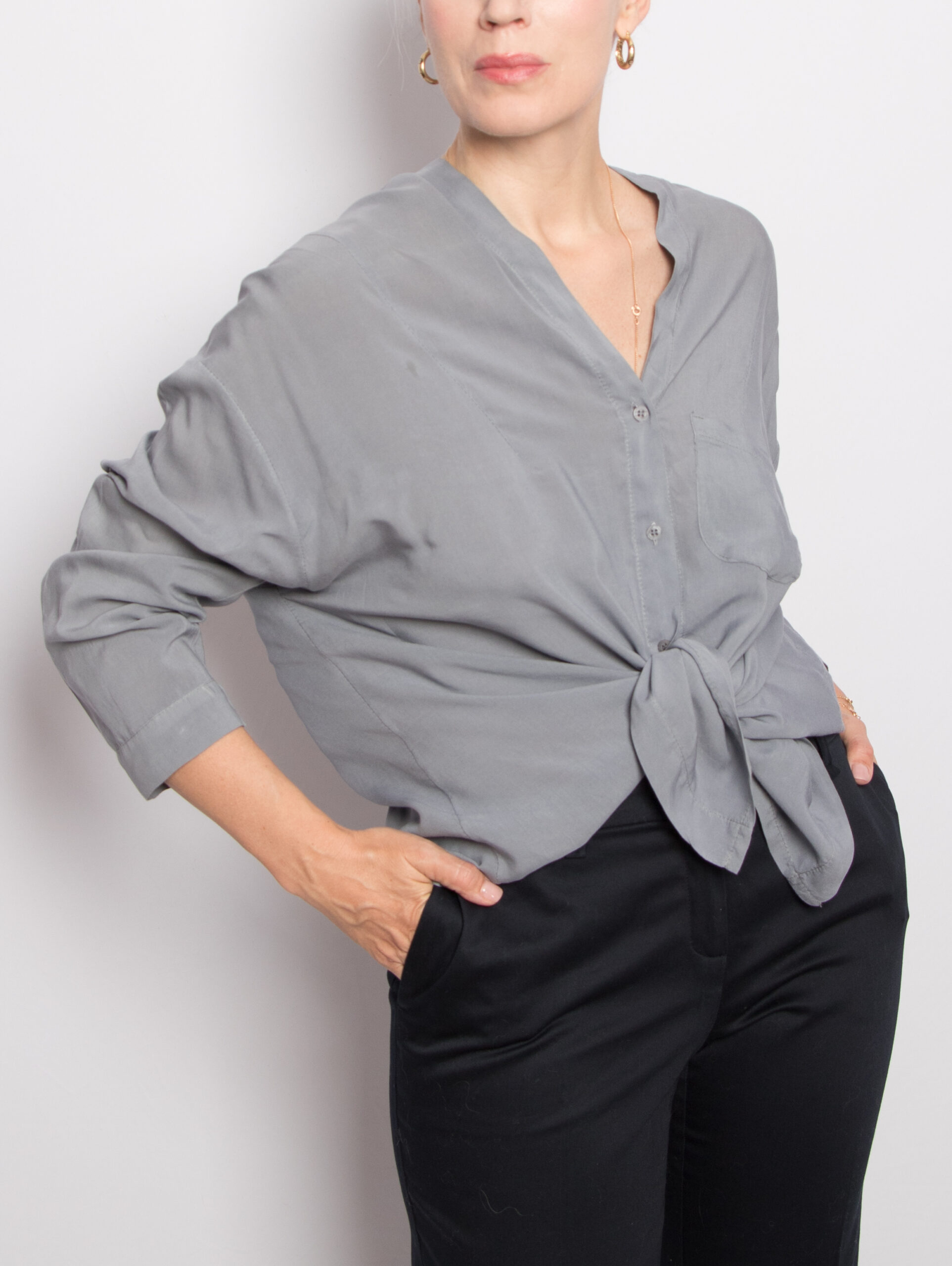 Vintage Oversized Asymmetrical Shirt Vintage Oversized Asymmetrical Shirt