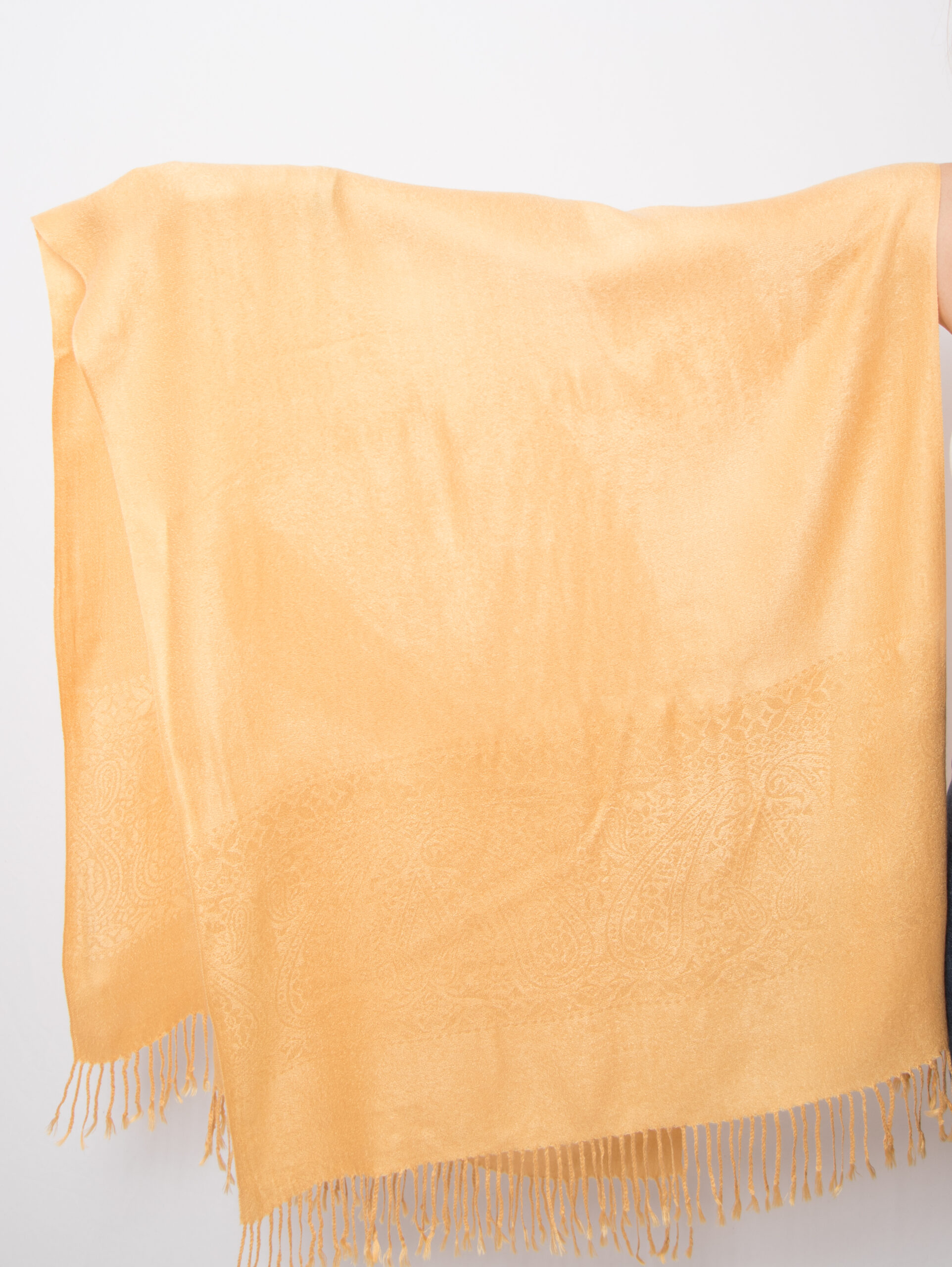 Vintage Pashmina Shawl Cashmere Silk Vintage Pashmina Shawl Cashmere Silk - Image 2