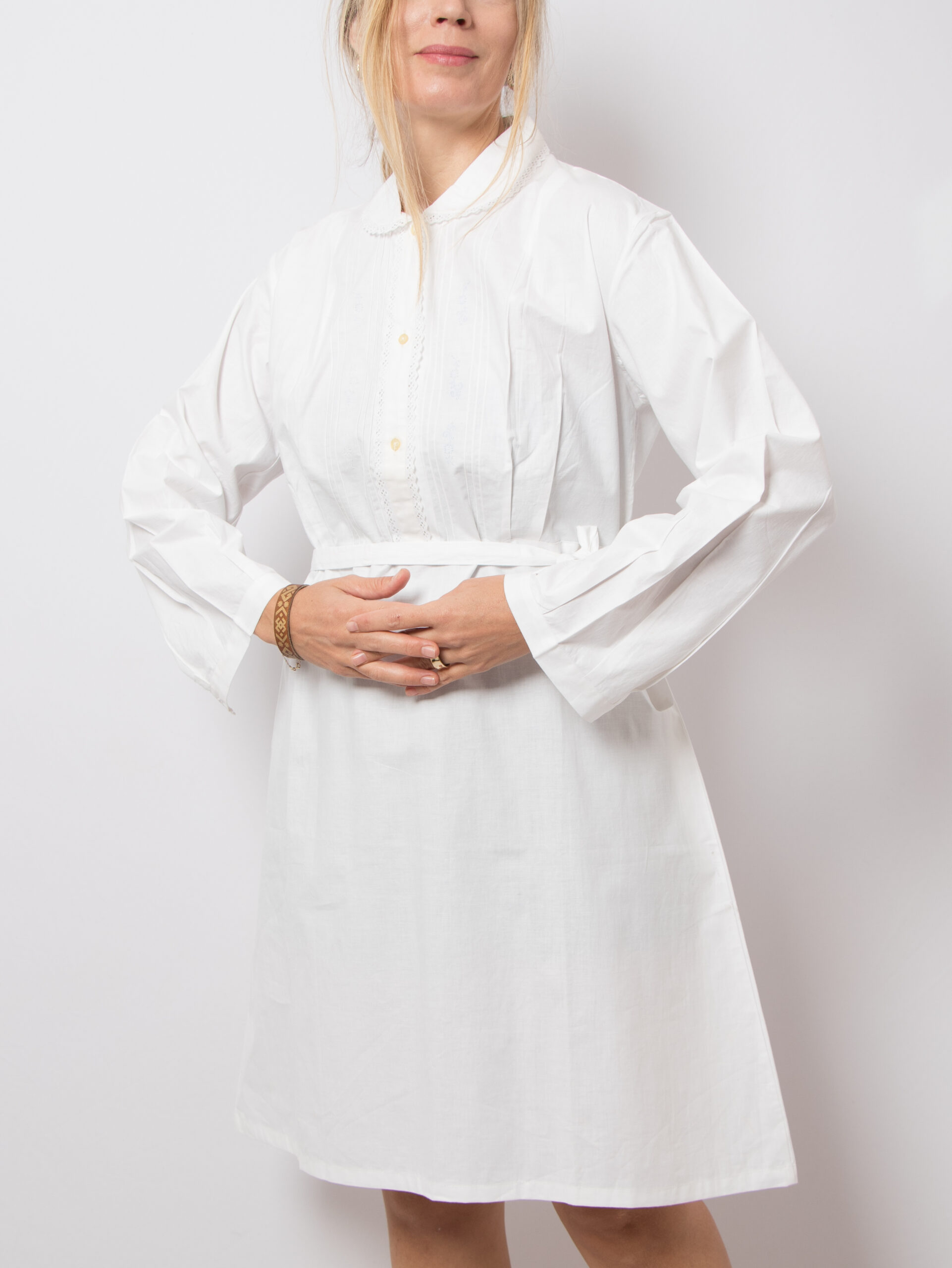Vintage White Cotton Nightgown Vintage White Cotton Nightgown - Image 5