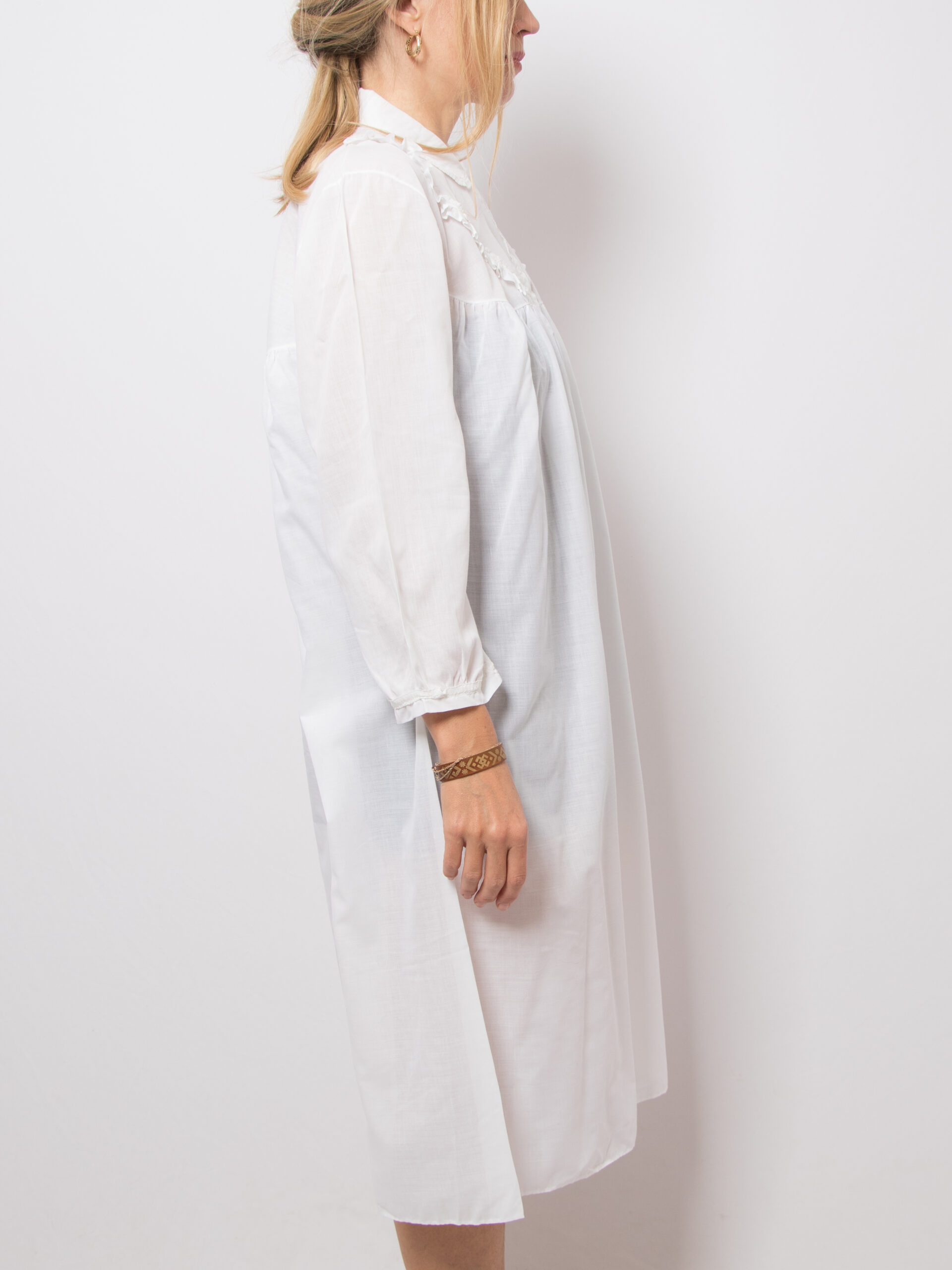 Vintage White Nightgown Victorian Inspired Vintage White Nightgown Victorian Inspired - Image 3
