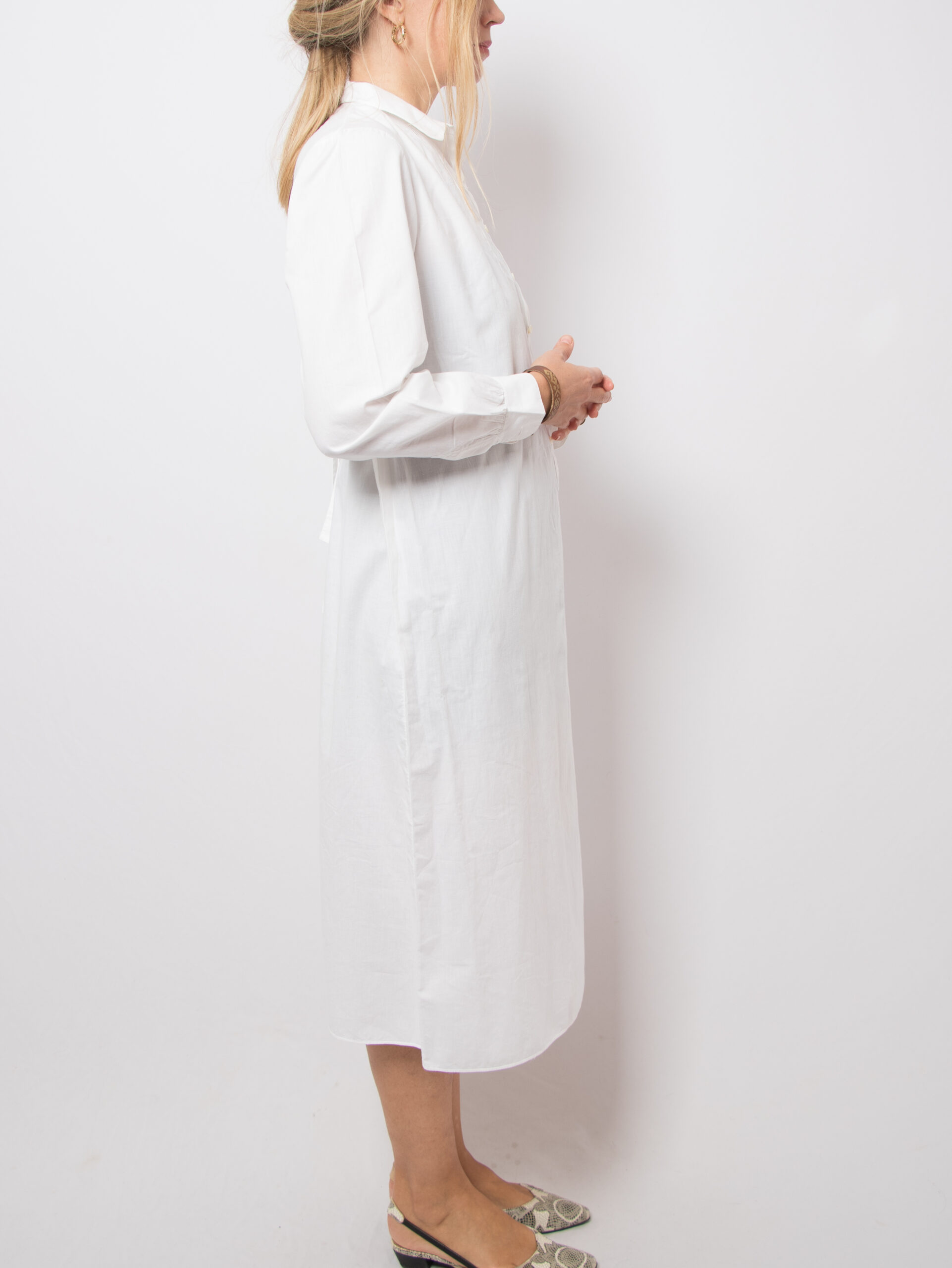 Vintage White Cotton Nightgown Vintage White Cotton Nightgown - Image 4