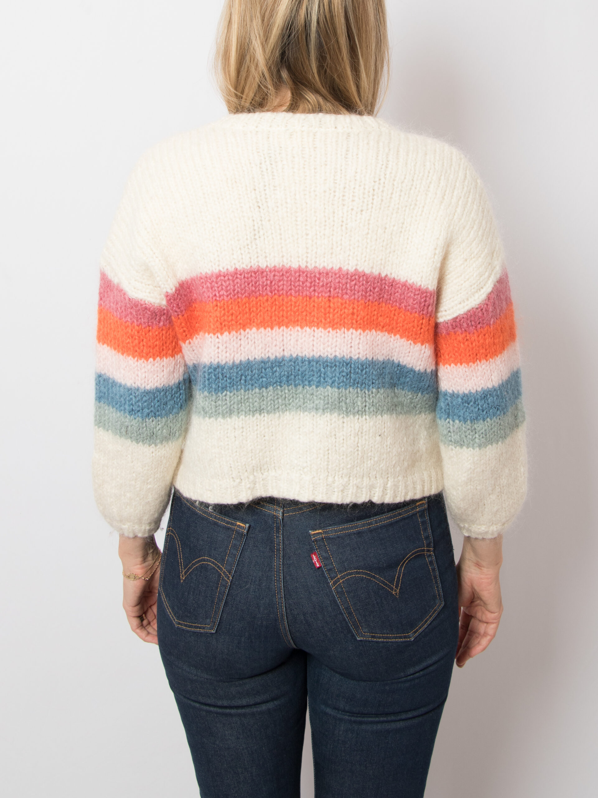 Thick Wool Mohair Crop Sweater Thick Wool Mohair Crop Sweater - Image 3