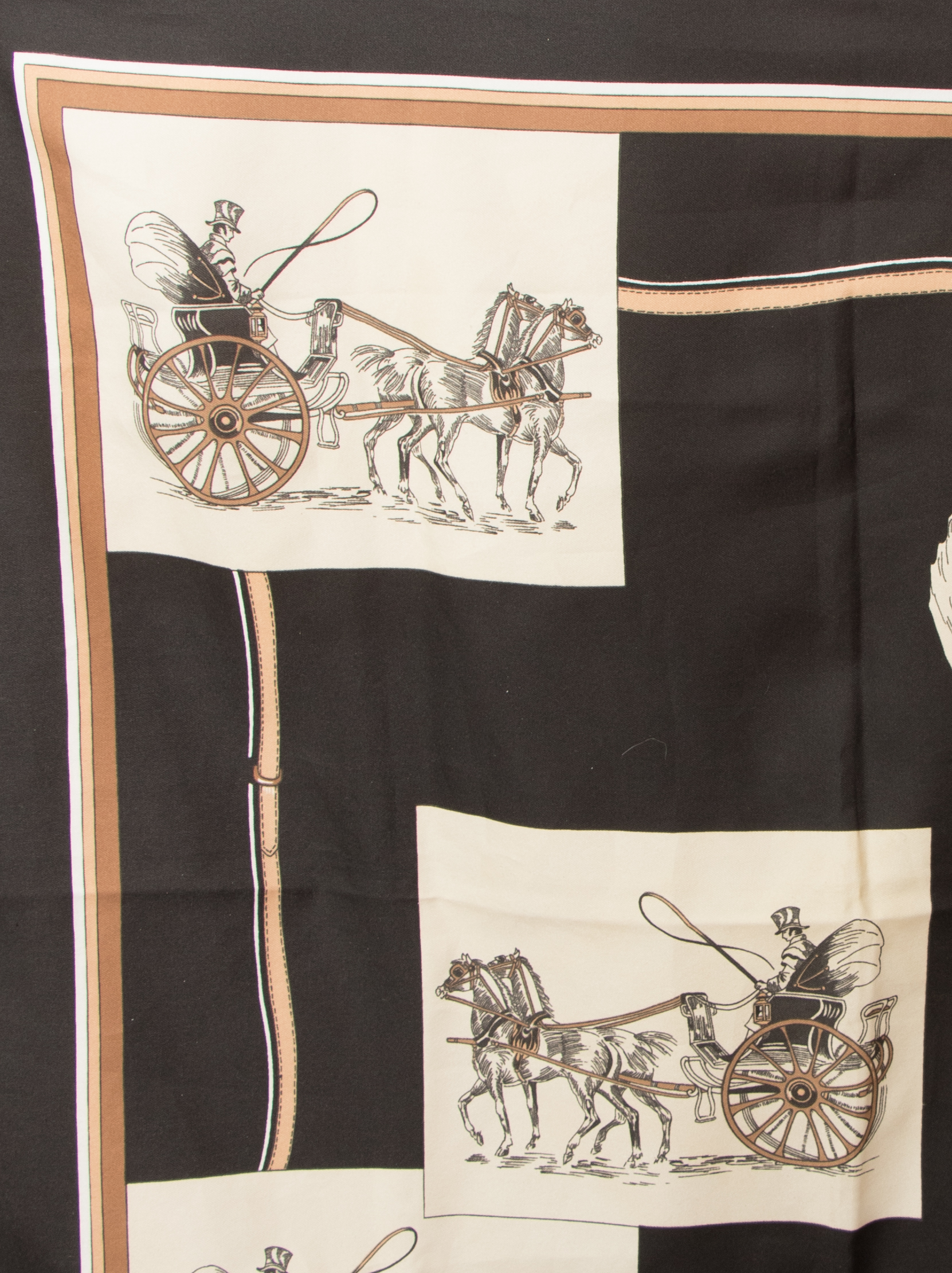 Vintage Horse Print Scarf Vintage Horse Print Scarf - Image 2
