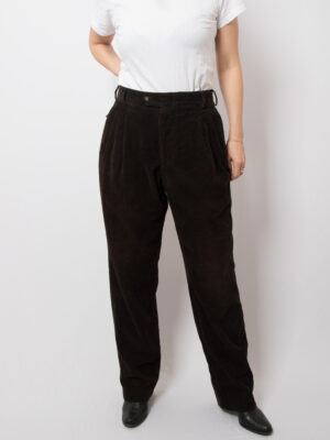 Vintage Corduroy Pleated Trousers by Corneliani