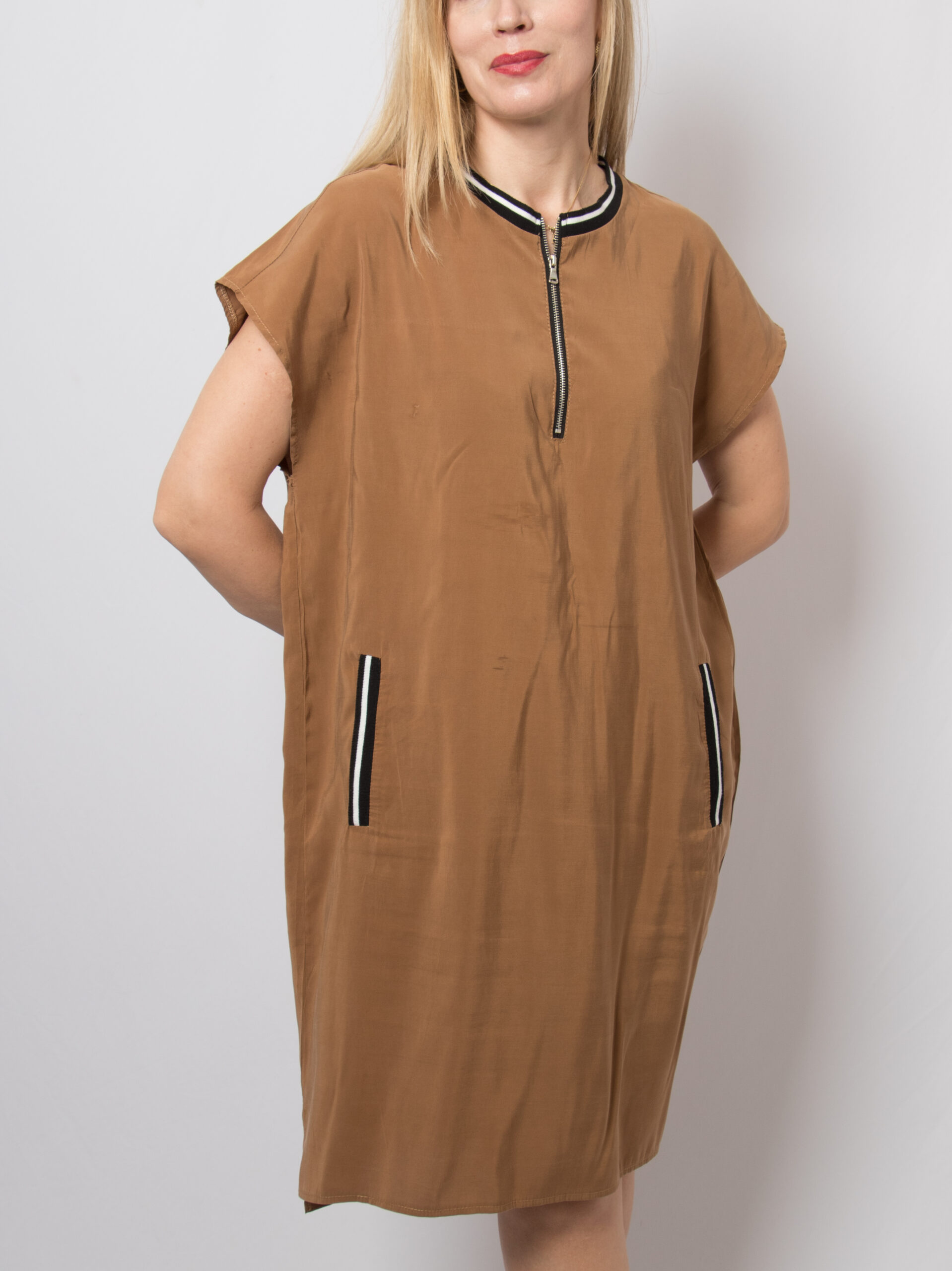 Constanze von Arlberg Brown Viscose Dress Constanze von Arlberg Brown Viscose Dress - Image 2