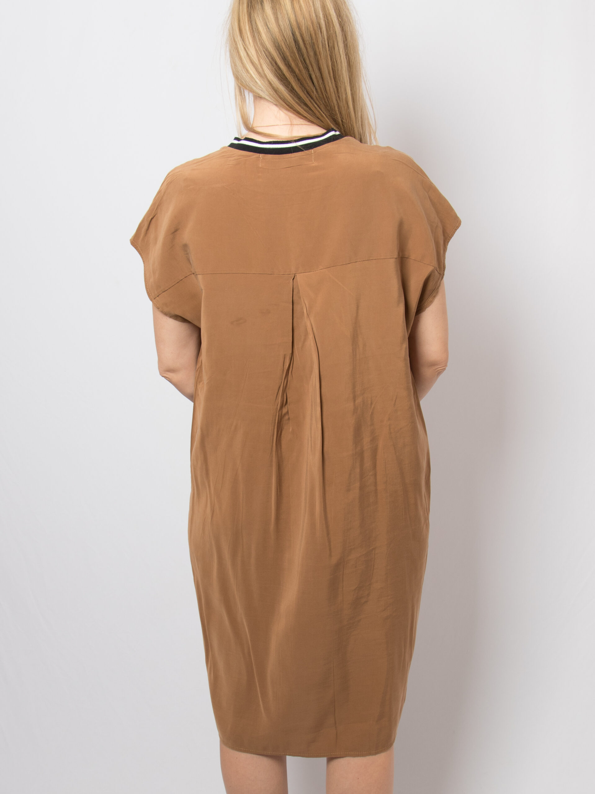Constanze von Arlberg Brown Viscose Dress Constanze von Arlberg Brown Viscose Dress - Image 4