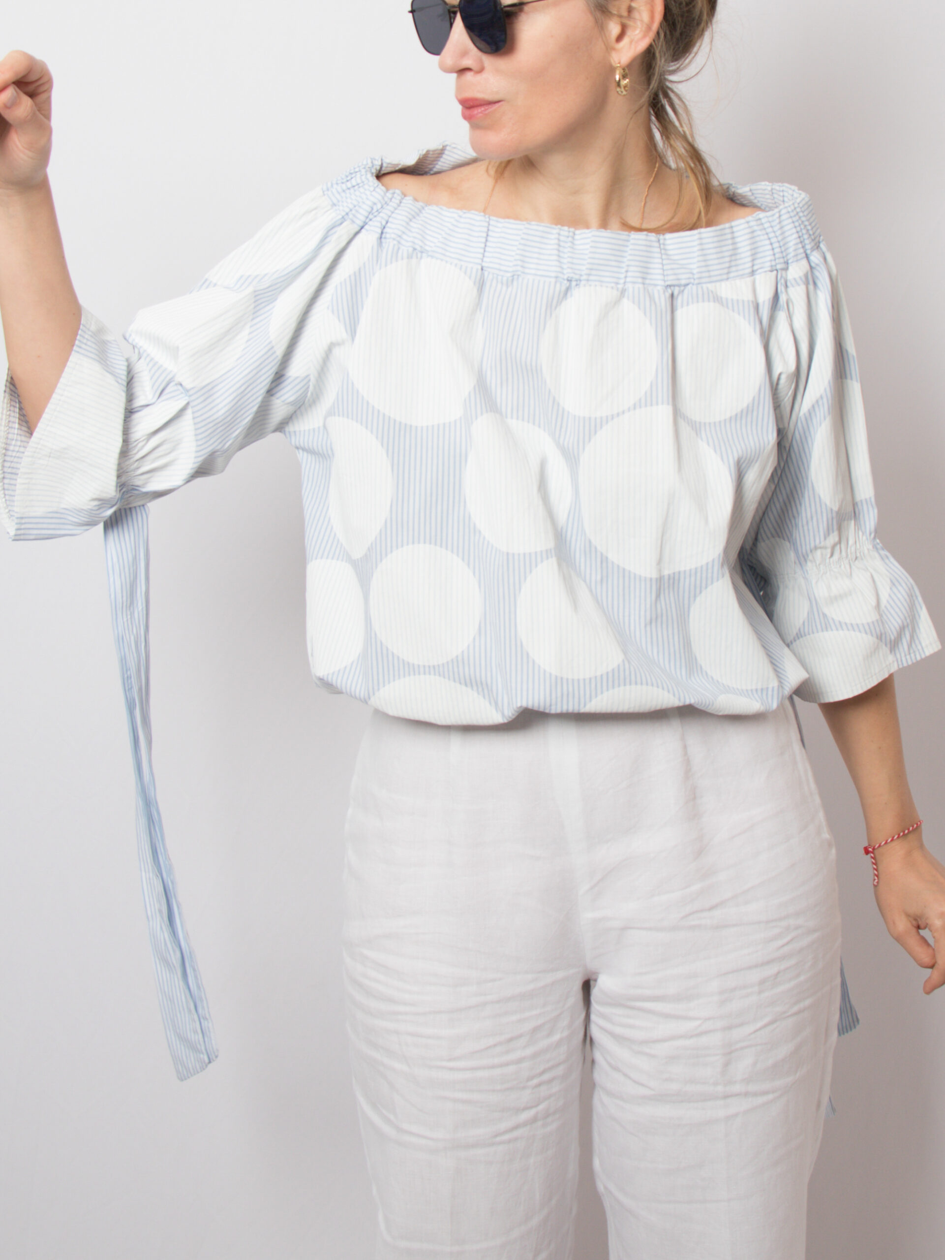 Vintage Italian Off Shoulder Top Vintage Italian Off Shoulder Top - Image 2