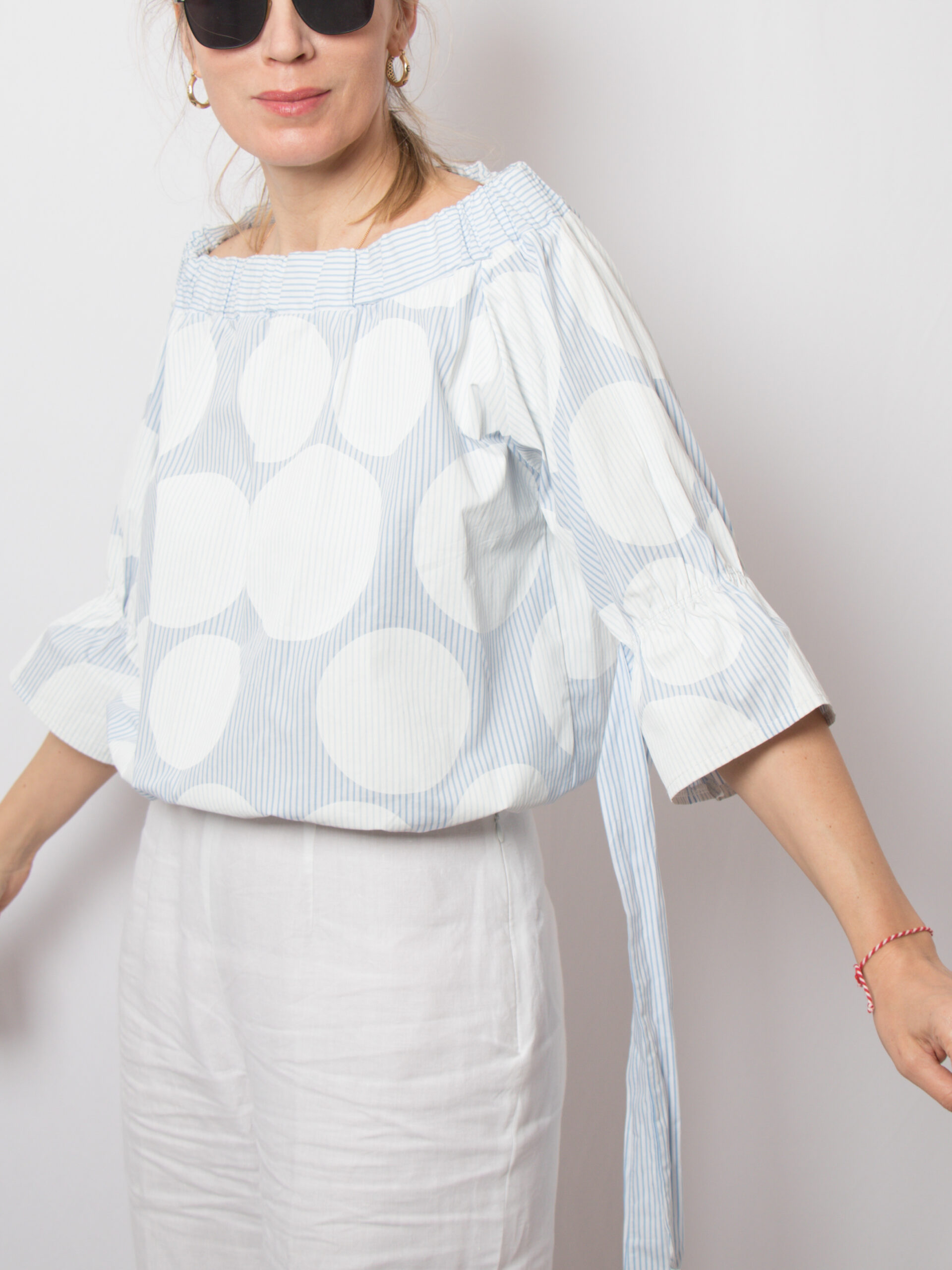 Vintage Italian Off Shoulder Top Vintage Italian Off Shoulder Top - Image 3