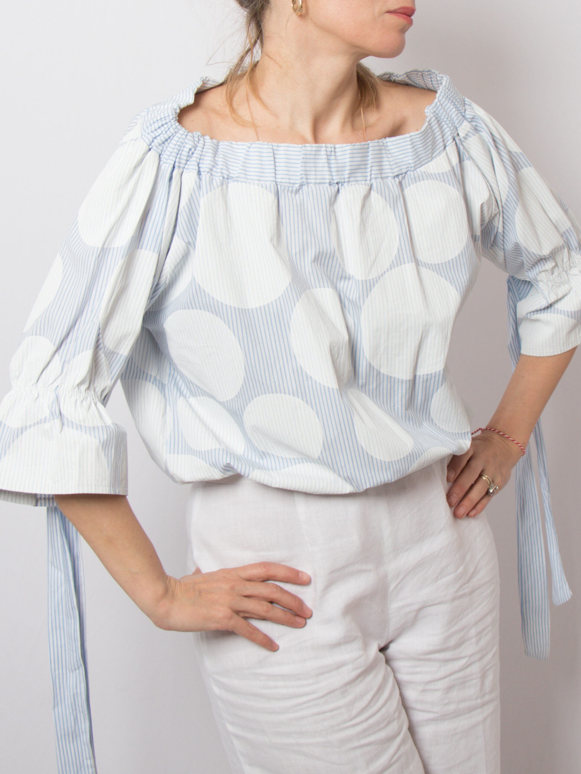 Vintage Italian Off Shoulder Top Vintage Italian Off Shoulder Top - Image 5