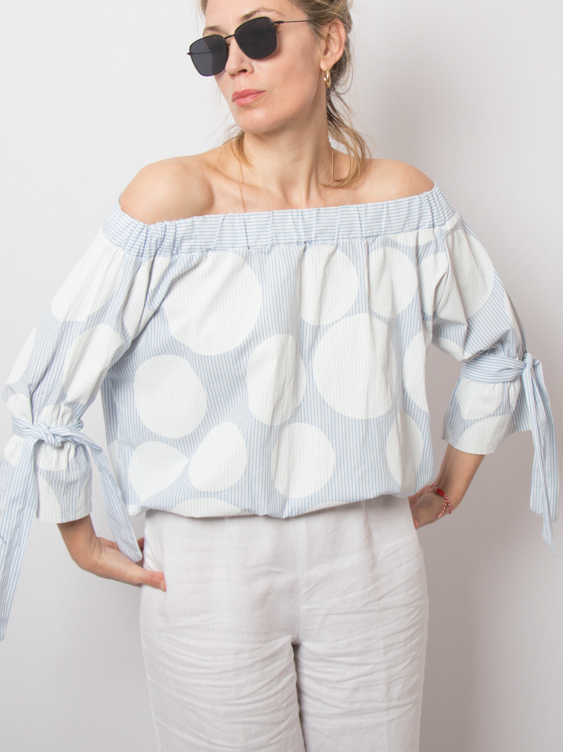 Vintage Italian Off Shoulder Top Vintage Italian Off Shoulder Top
