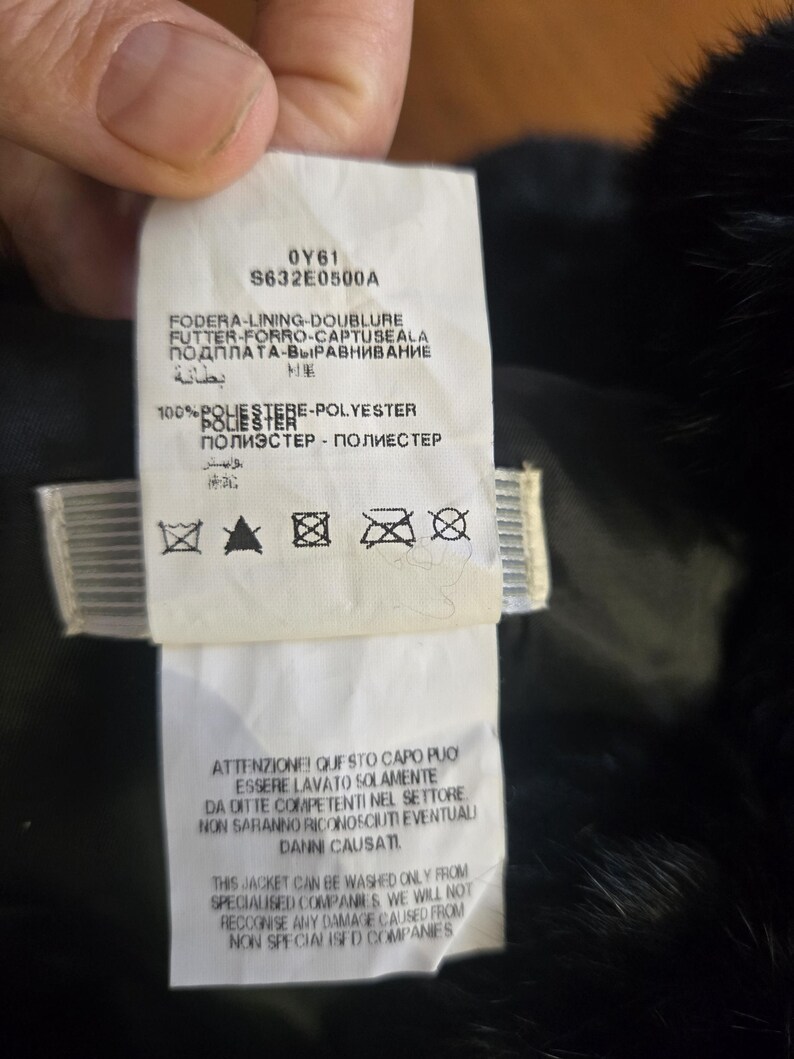 Vintage Black Rabbit Fur Capelet Vintage Black Rabbit Fur Capelet - Image 7