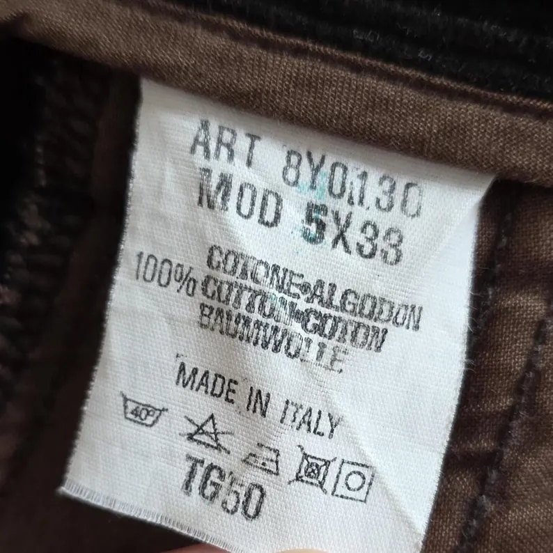 Vintage Corduroy Pleated Trousers by Corneliani Vintage Corduroy Pleated Trousers by Corneliani - Image 9